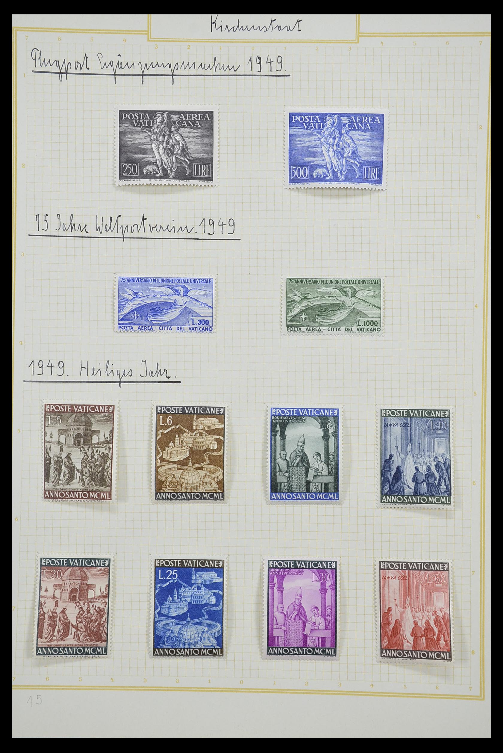 33256 016 - Postzegelverzameling 33256 Vaticaan 1929-1949.
