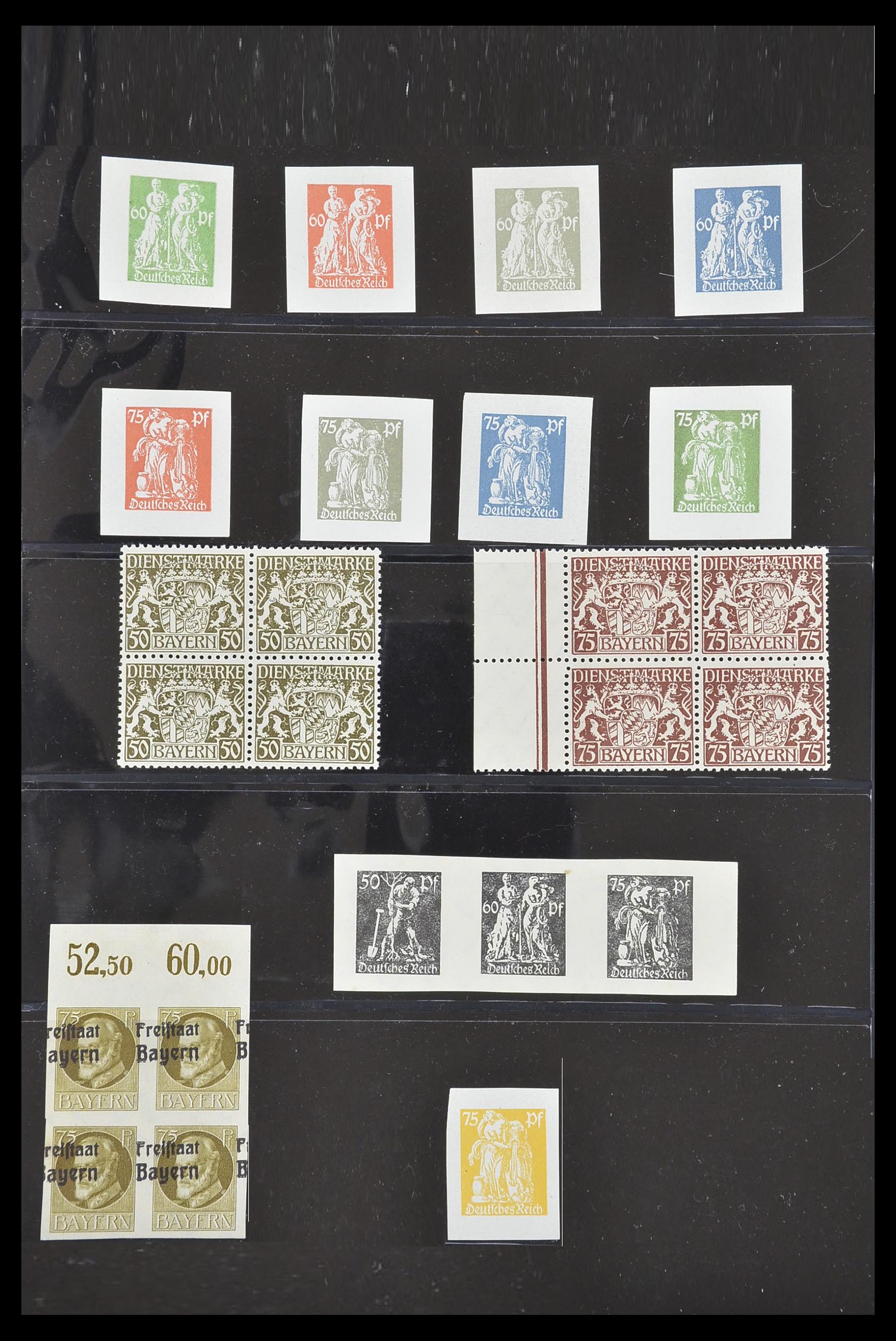 33258 002 - Postzegelverzameling 33258 Beieren 1916-1920.