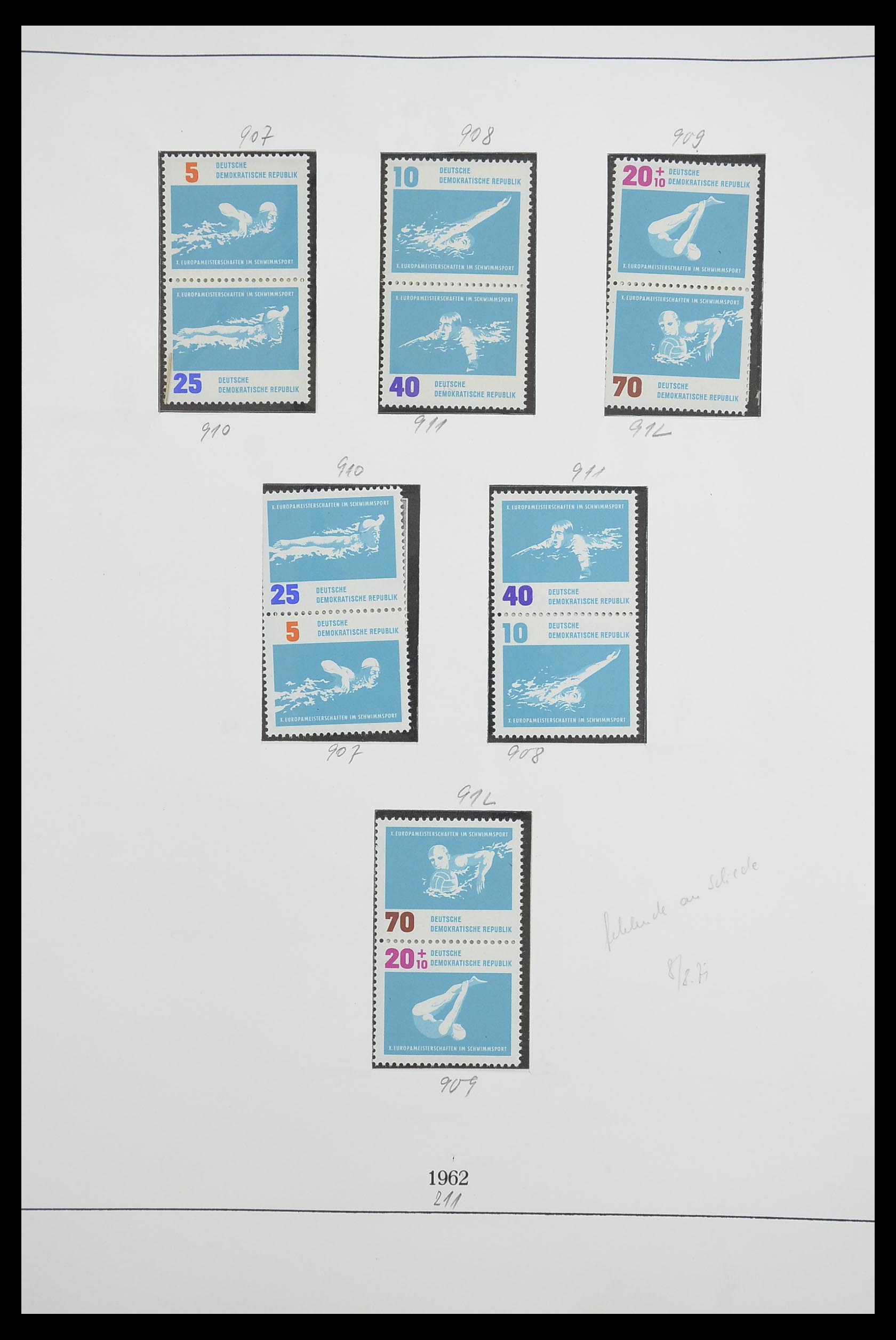 33271 016 - Postzegelverzameling 33271 DDR combinaties 1955-1990.