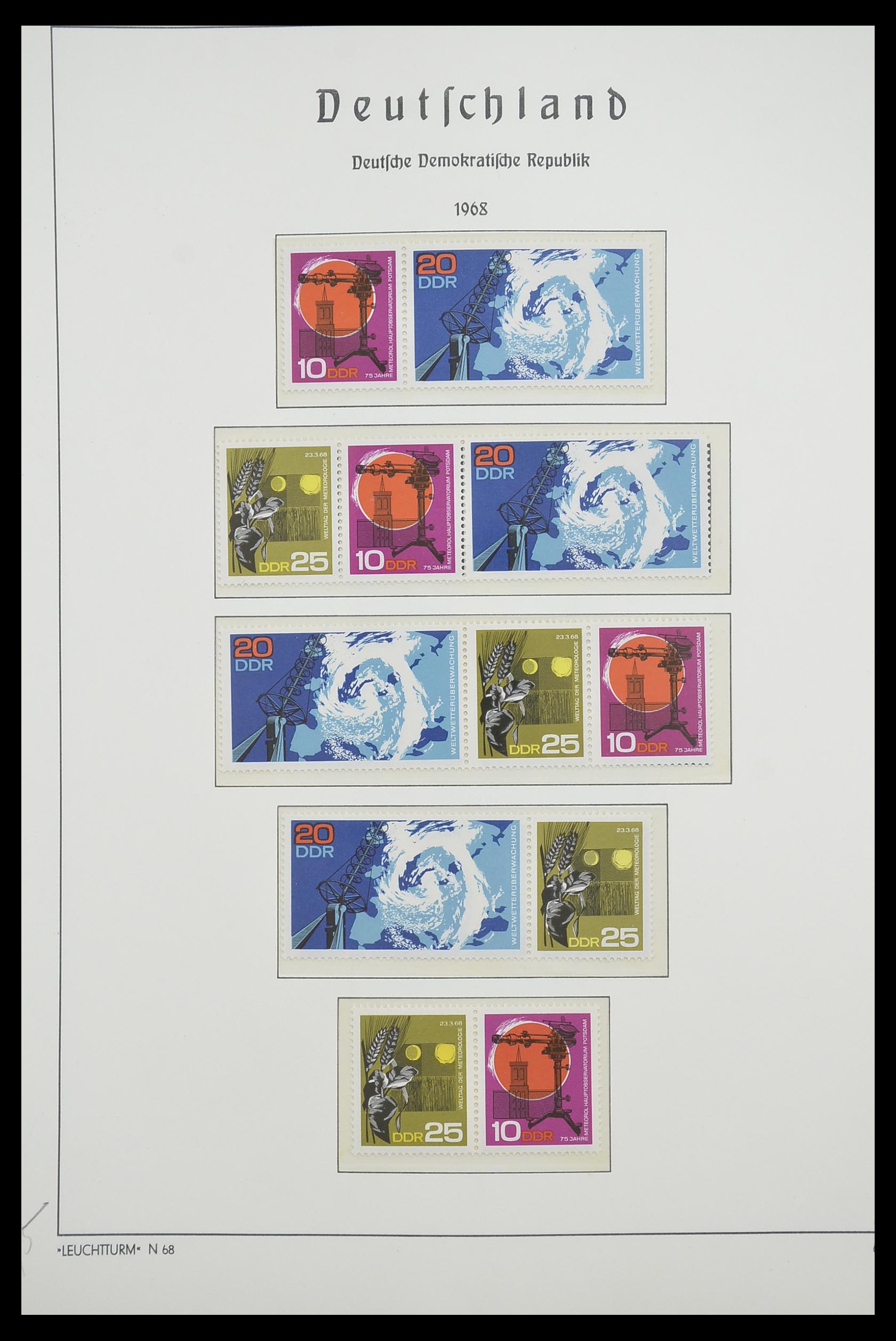 33271 047 - Stamp collection 33271 DDR combinations 1955-1990.