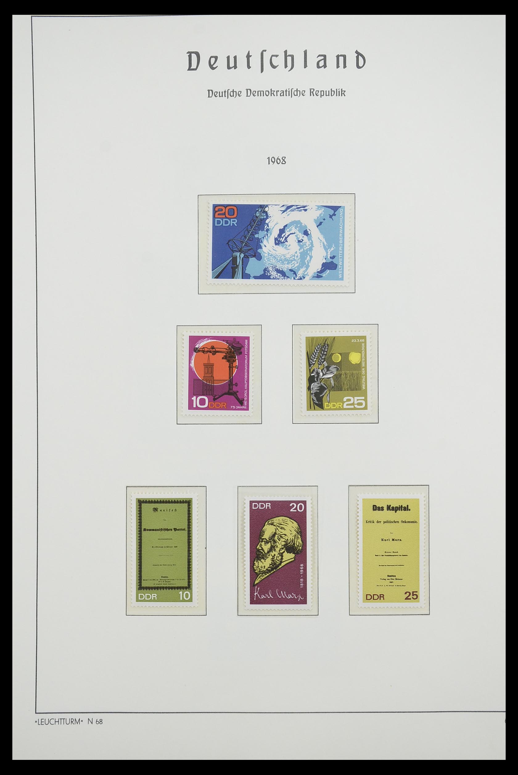 33271 049 - Stamp collection 33271 DDR combinations 1955-1990.
