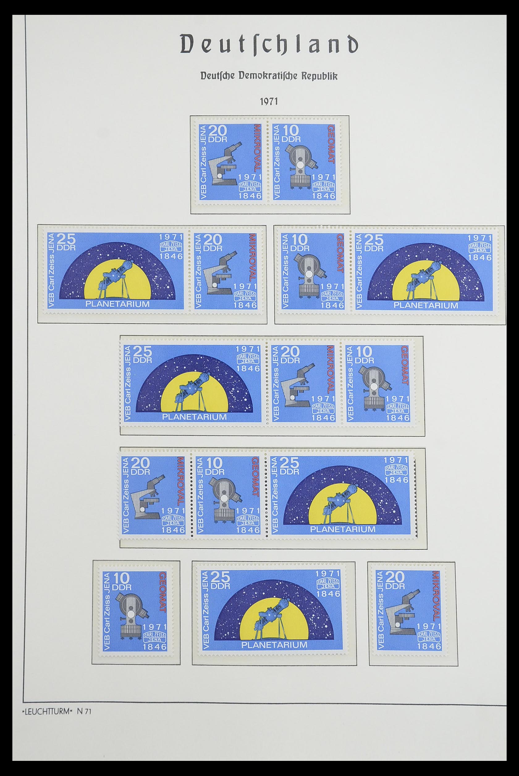 33271 058 - Stamp collection 33271 DDR combinations 1955-1990.