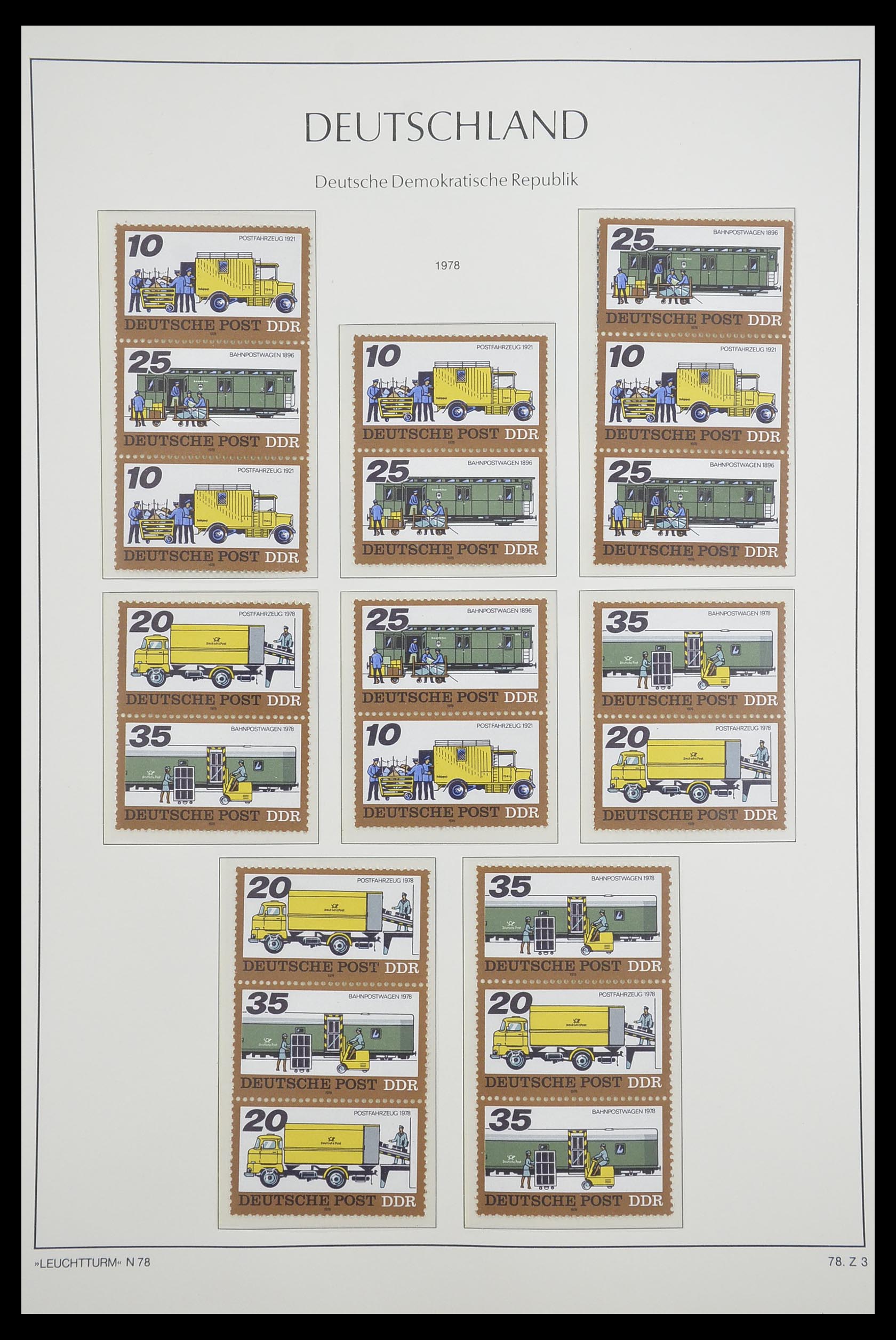 33271 078 - Postzegelverzameling 33271 DDR combinaties 1955-1990.