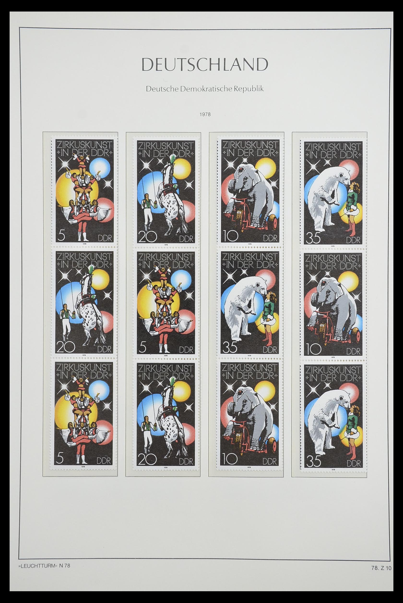 33271 085 - Stamp collection 33271 DDR combinations 1955-1990.