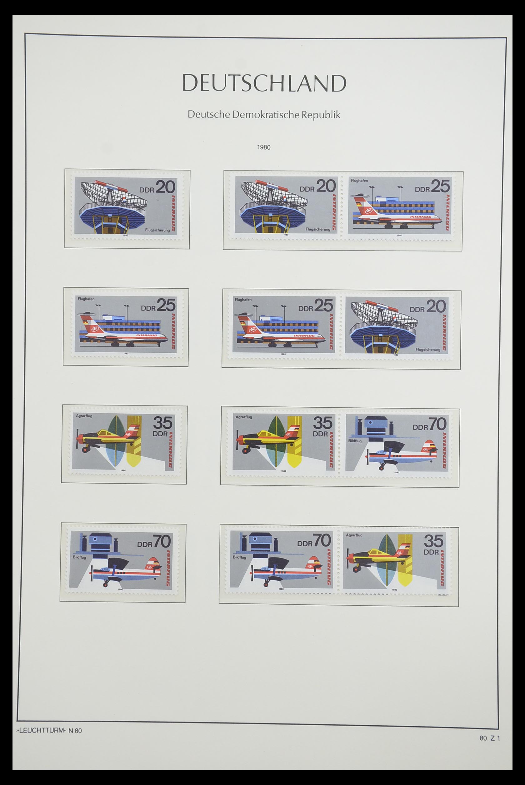 33271 091 - Stamp collection 33271 DDR combinations 1955-1990.