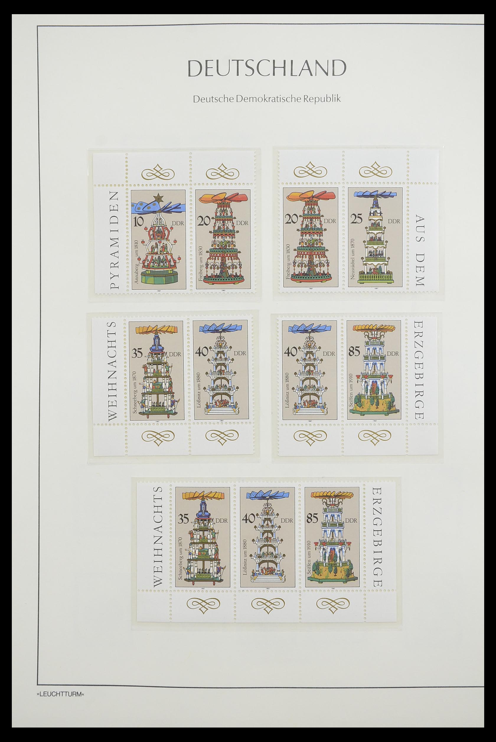 33271 161 - Stamp collection 33271 DDR combinations 1955-1990.
