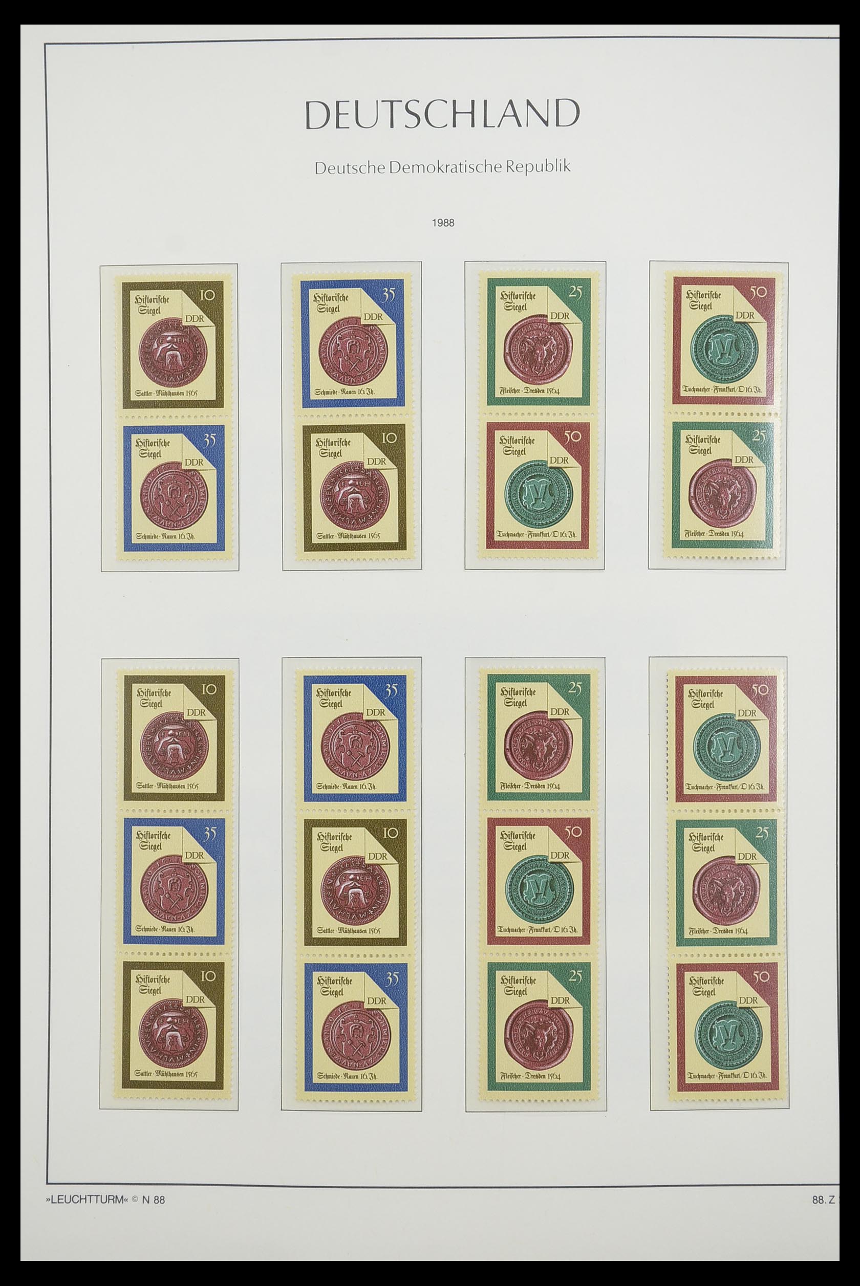 33271 163 - Stamp collection 33271 DDR combinations 1955-1990.
