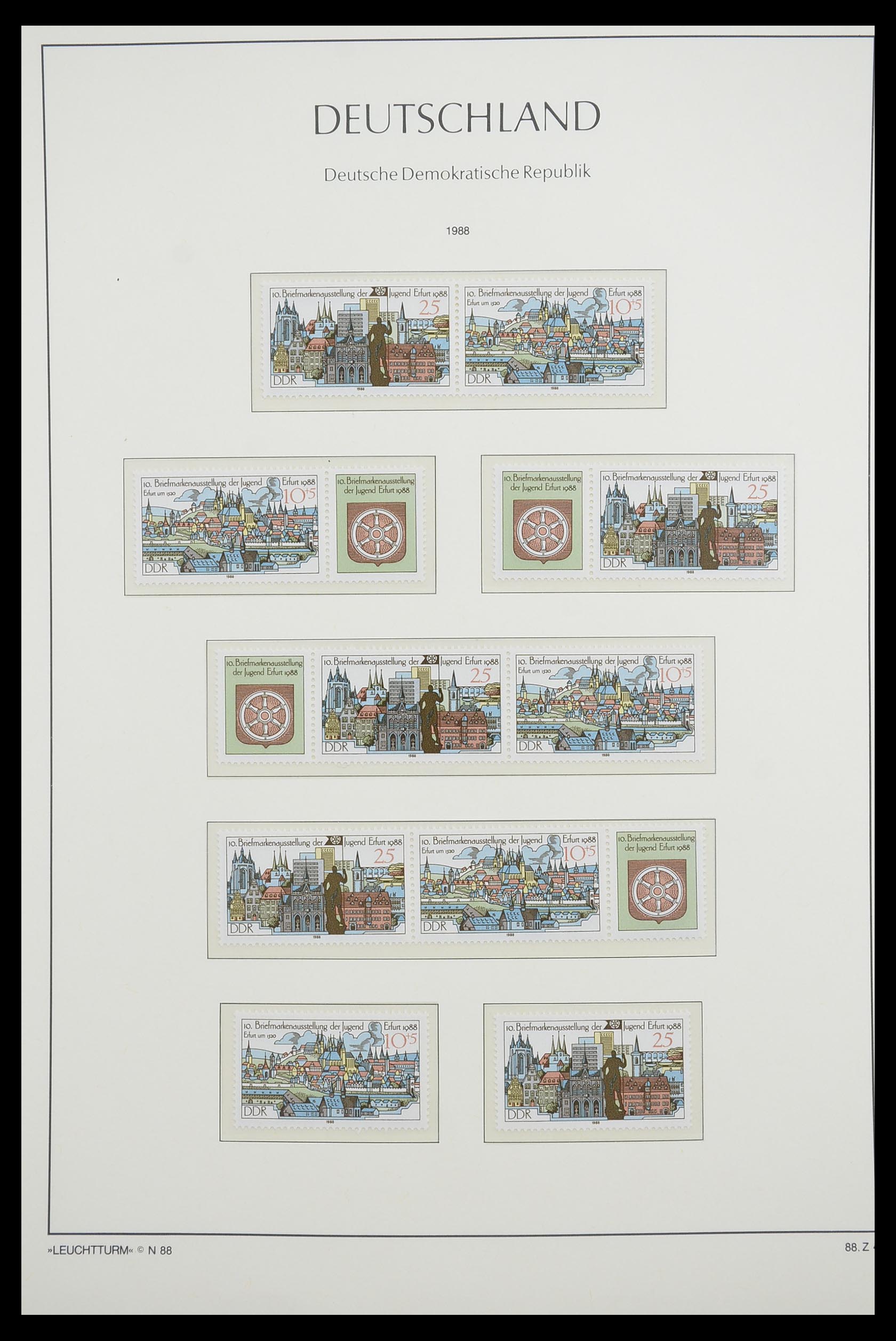 33271 165 - Stamp collection 33271 DDR combinations 1955-1990.