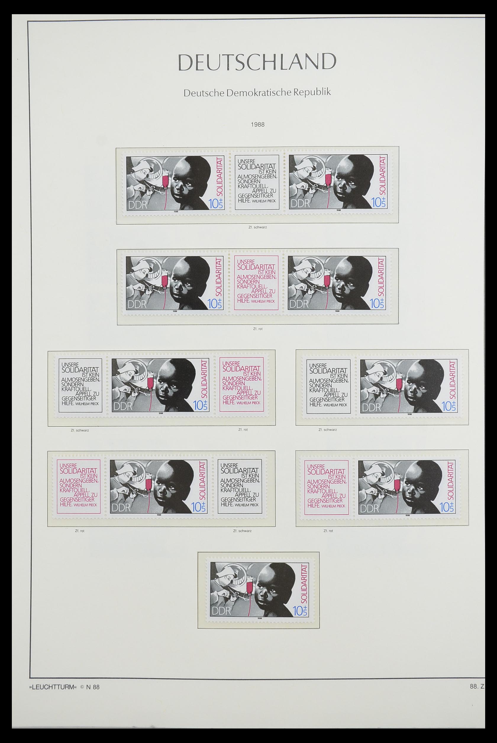 33271 168 - Stamp collection 33271 DDR combinations 1955-1990.