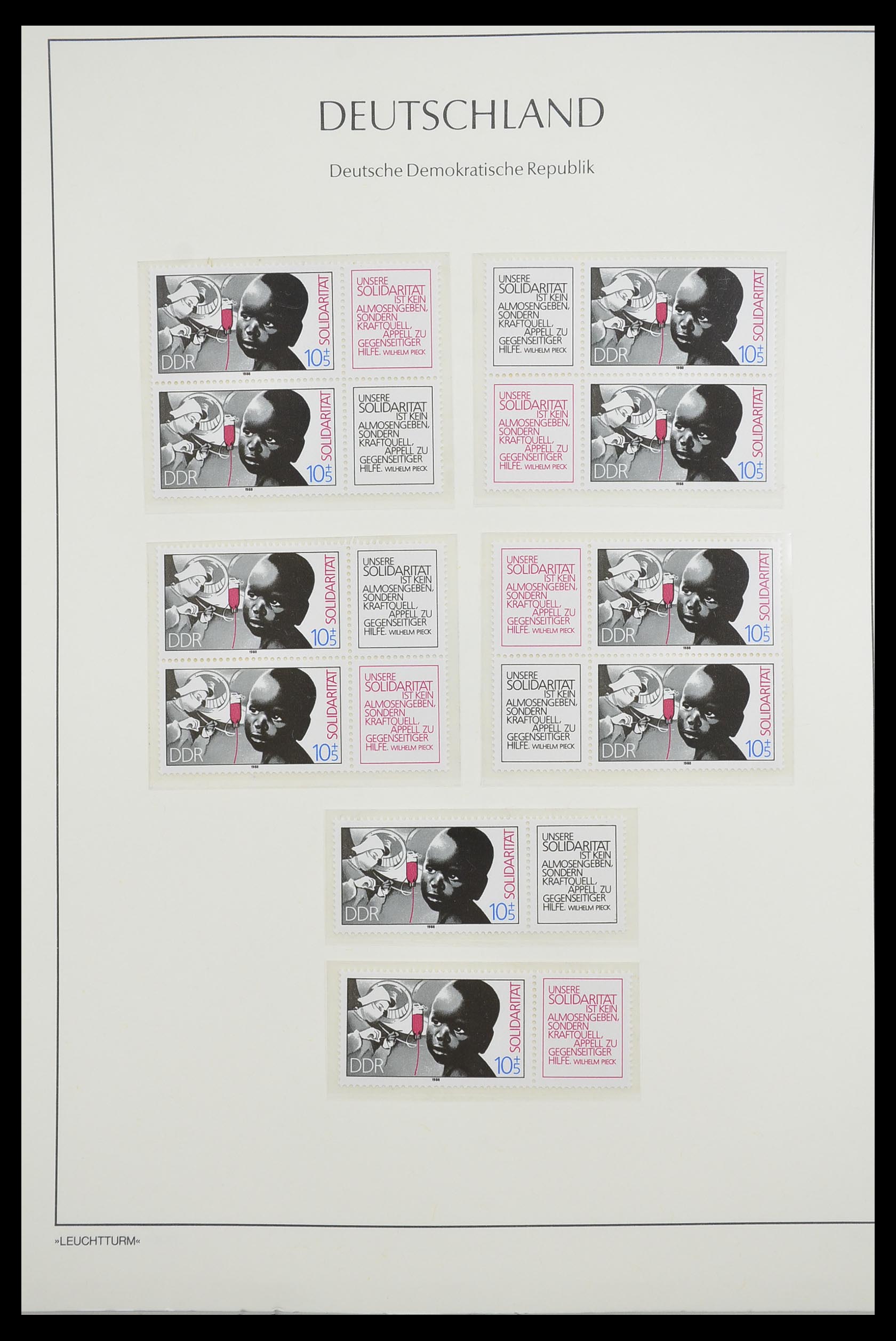 33271 170 - Stamp collection 33271 DDR combinations 1955-1990.