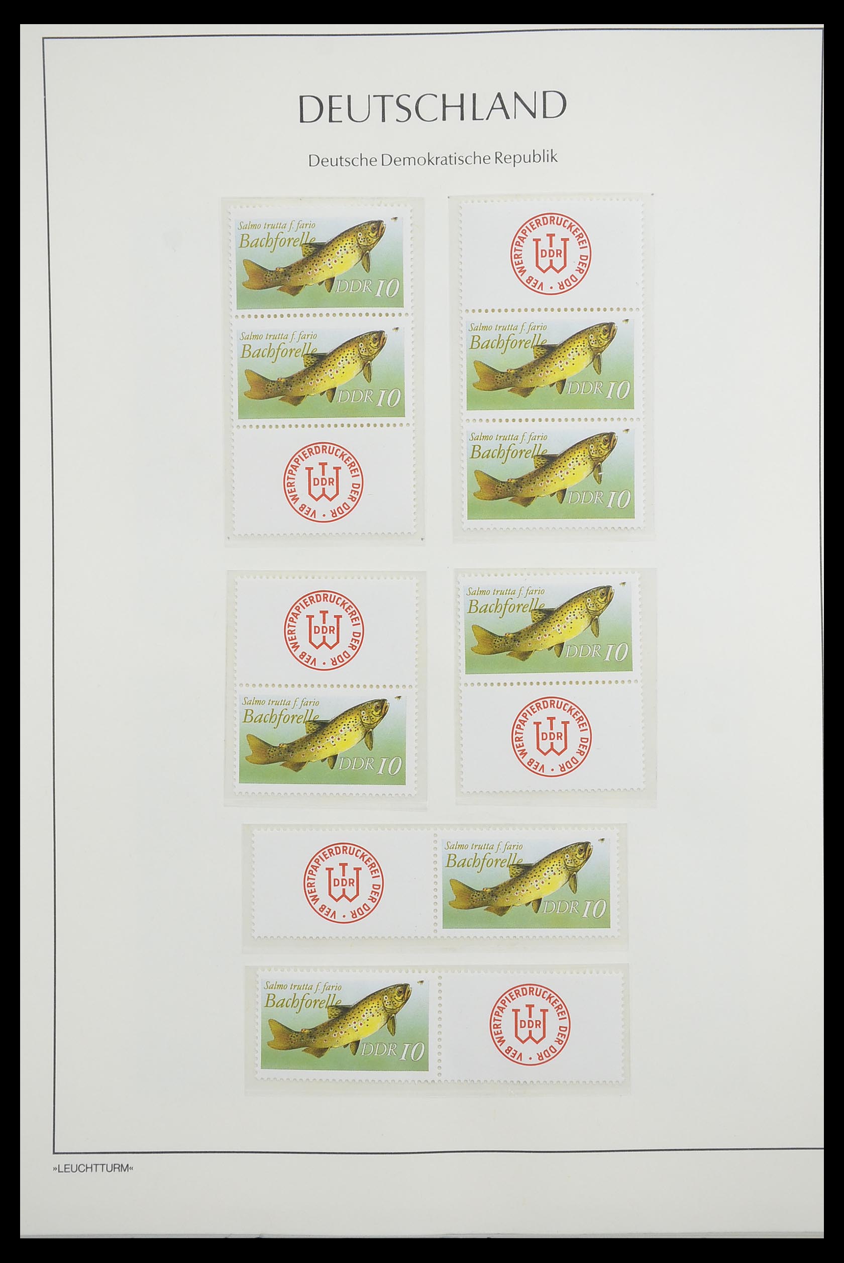 33271 172 - Stamp collection 33271 DDR combinations 1955-1990.