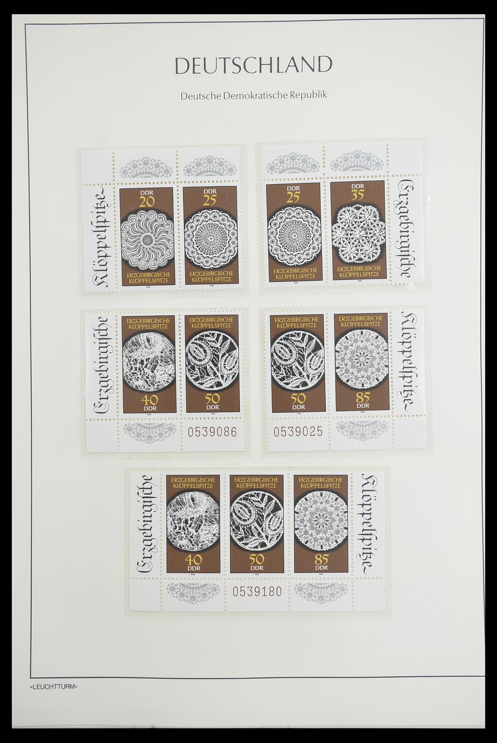 33271 176 - Stamp collection 33271 DDR combinations 1955-1990.
