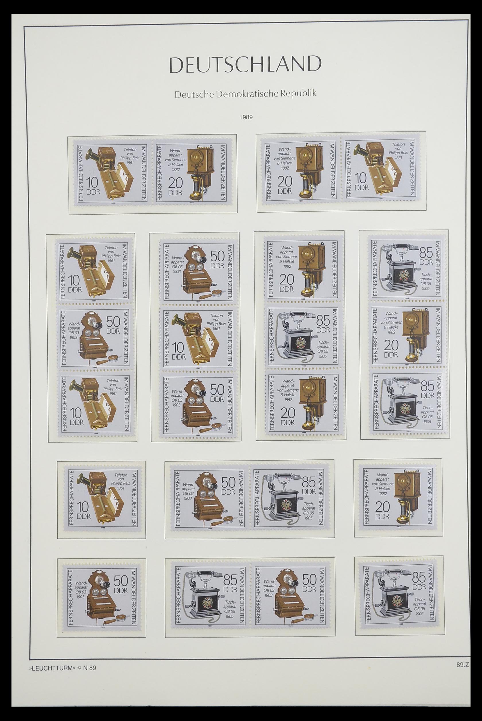 33271 177 - Stamp collection 33271 DDR combinations 1955-1990.