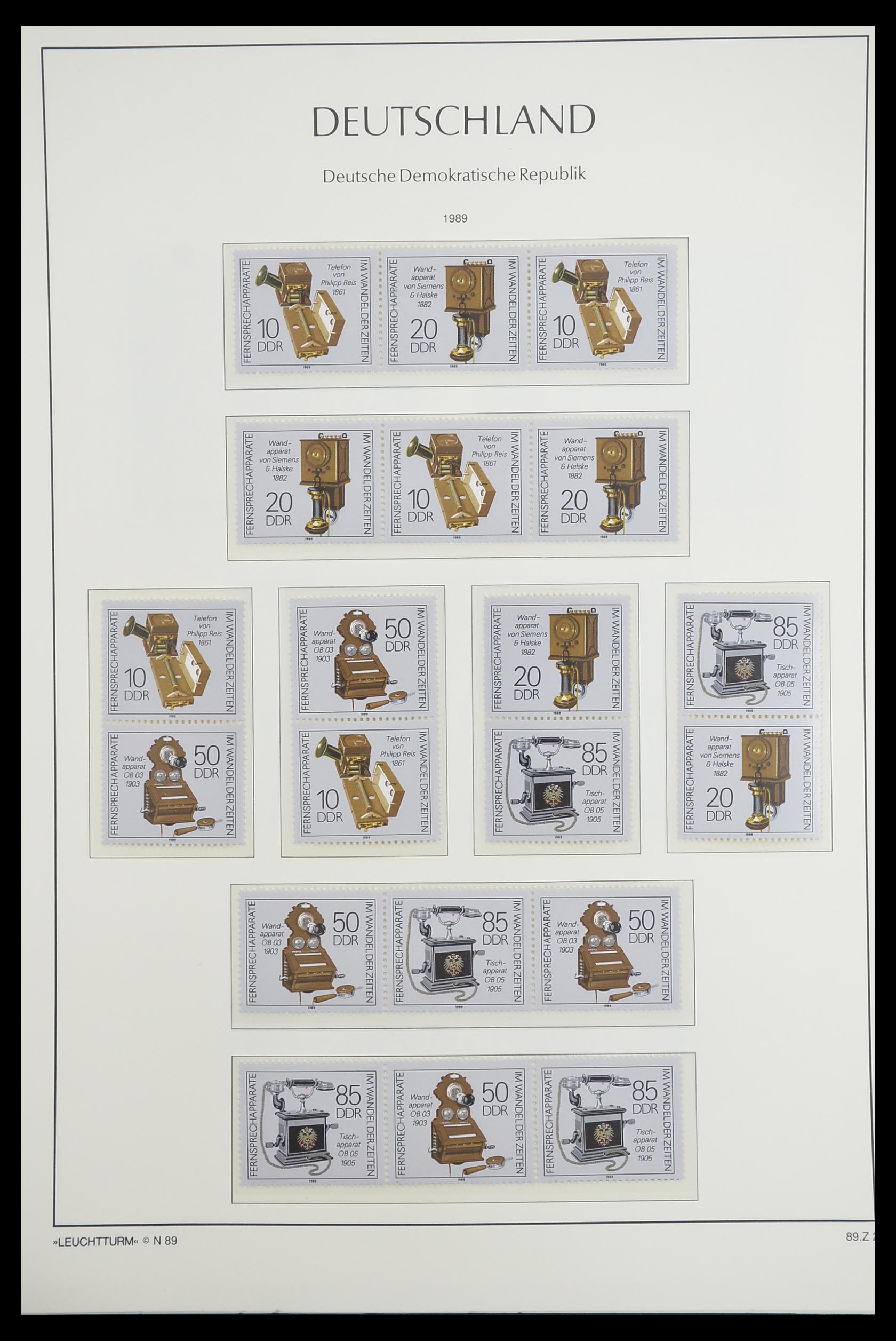 33271 178 - Stamp collection 33271 DDR combinations 1955-1990.