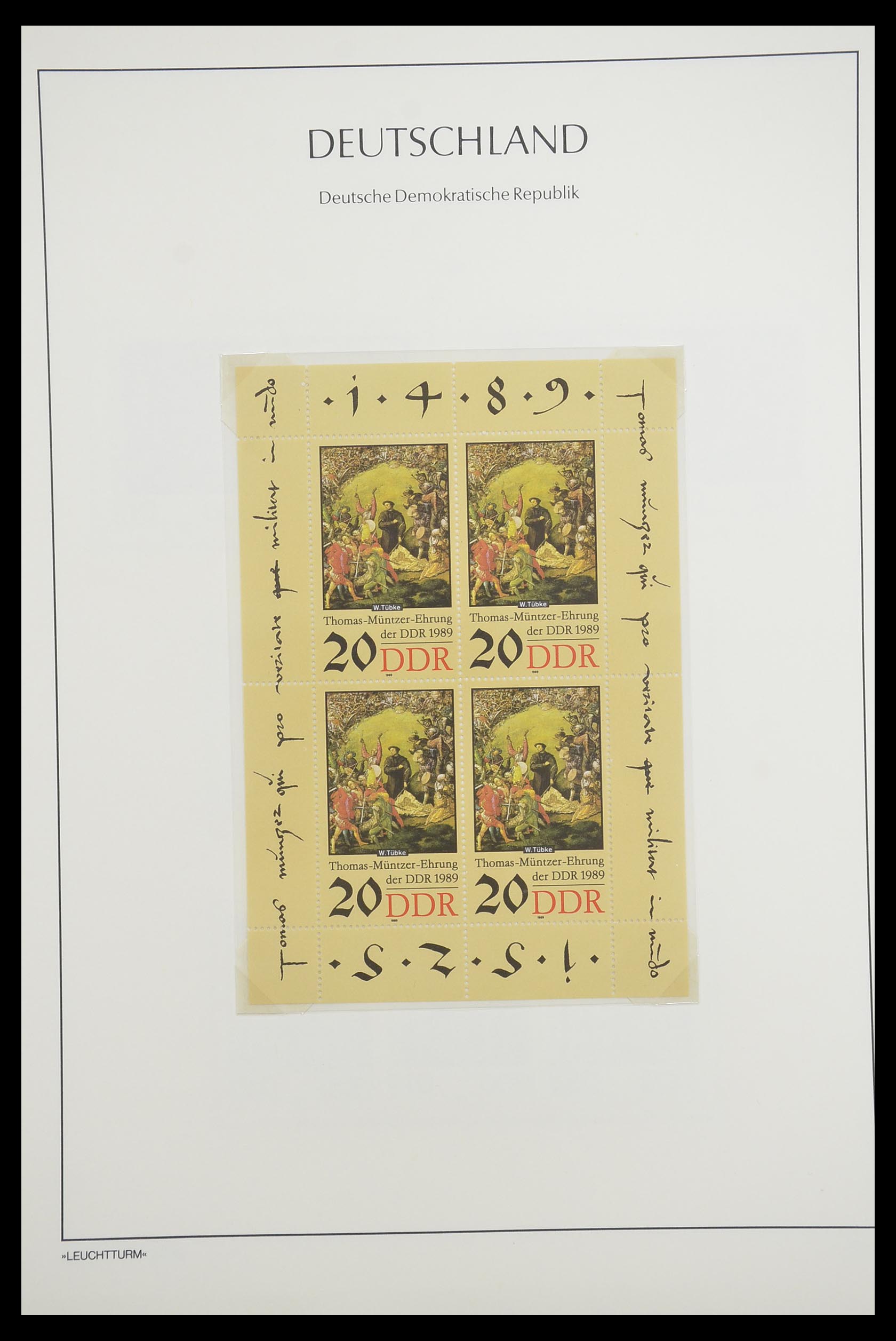 33271 191 - Stamp collection 33271 DDR combinations 1955-1990.