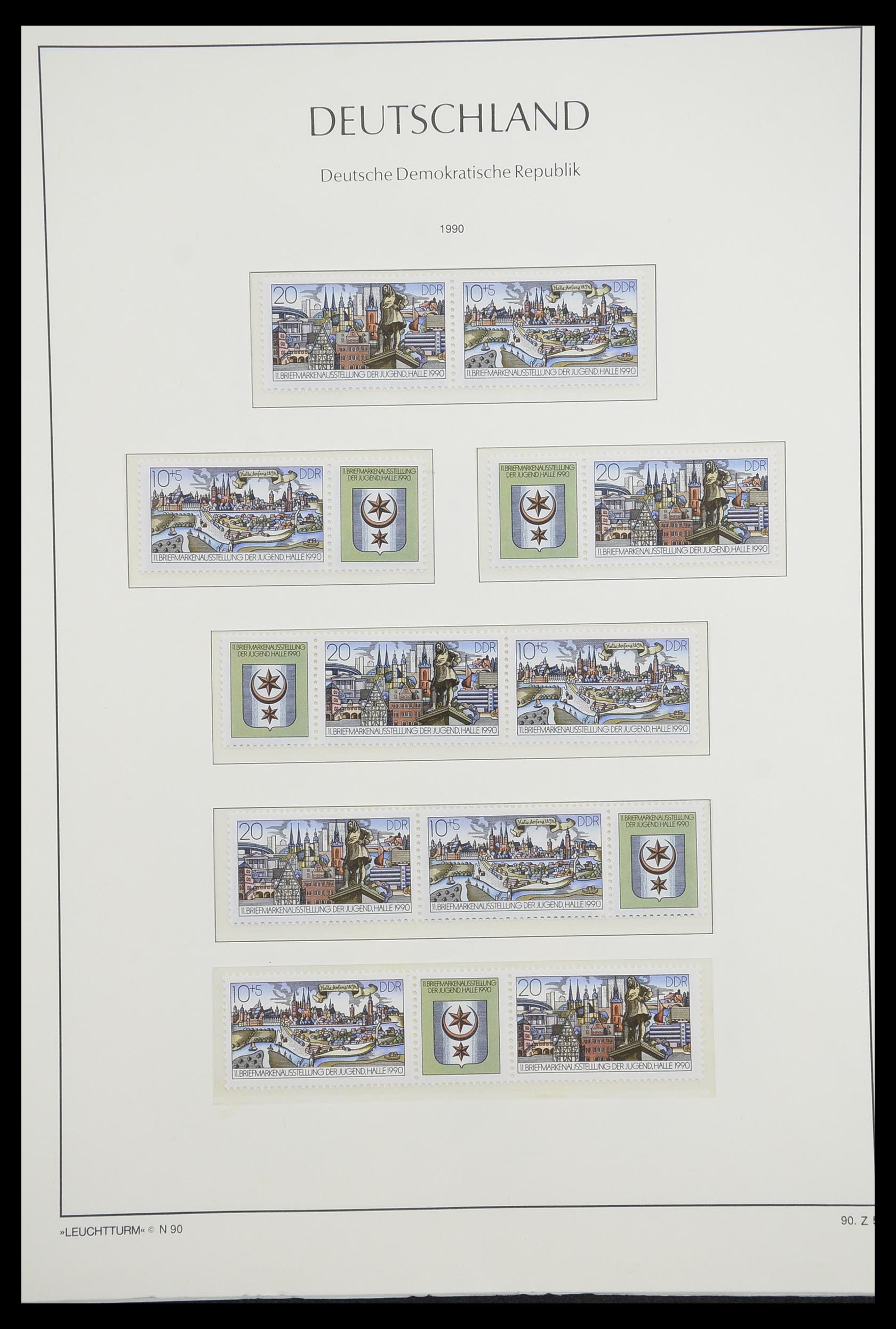 33271 196 - Stamp collection 33271 DDR combinations 1955-1990.
