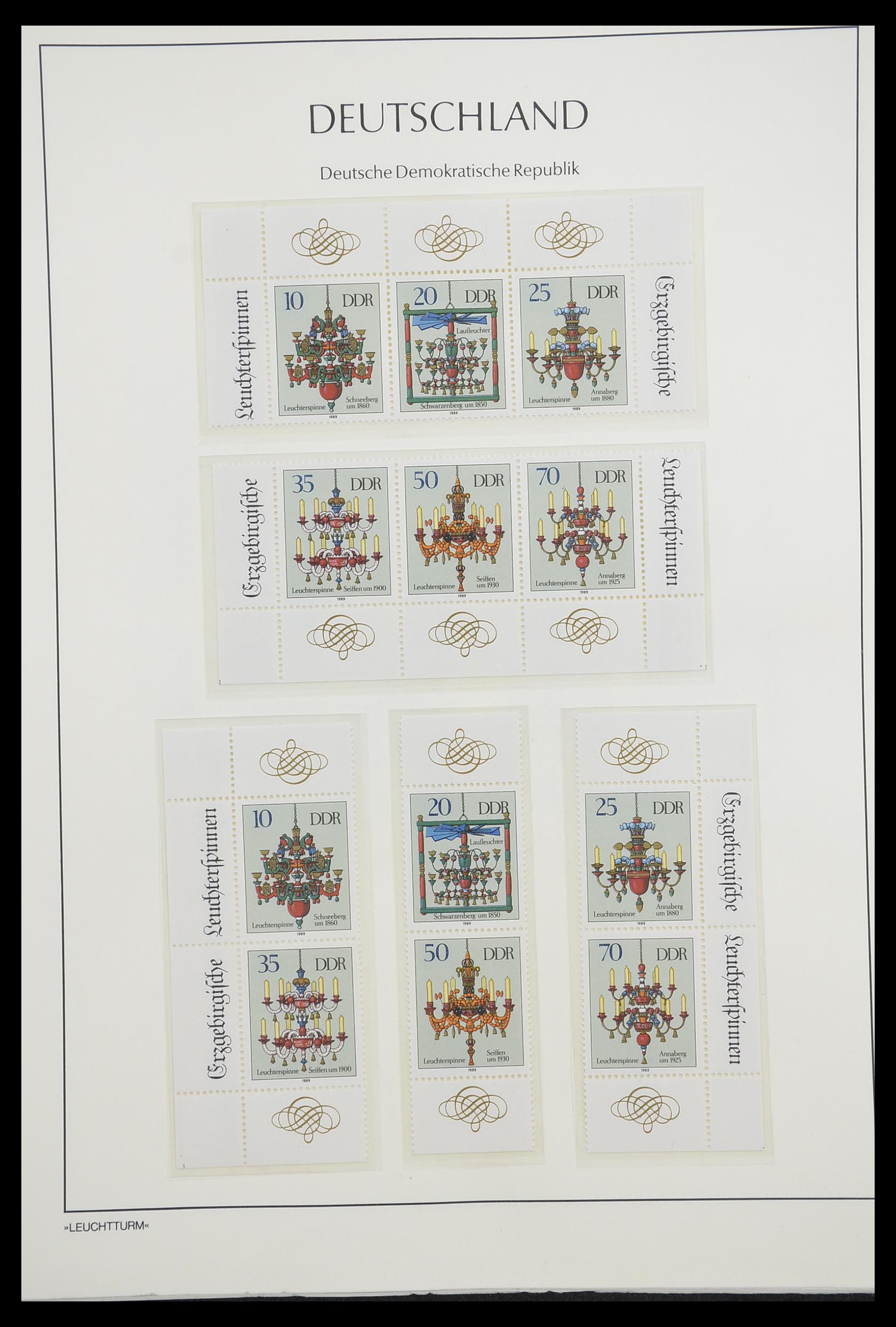 33271 197 - Stamp collection 33271 DDR combinations 1955-1990.