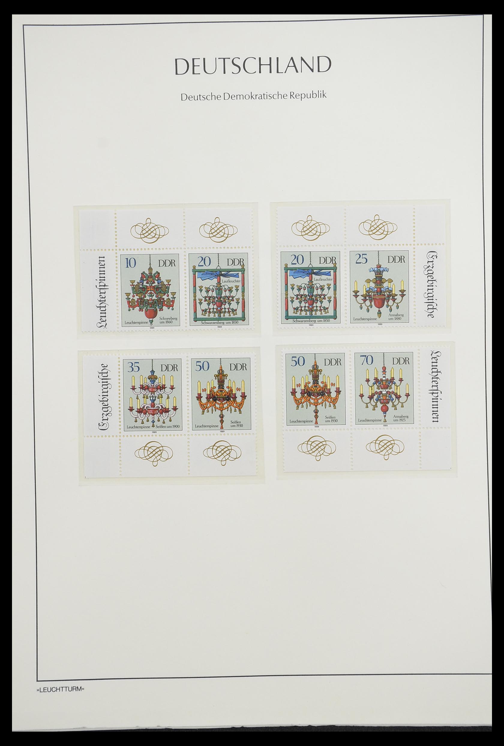 33271 198 - Stamp collection 33271 DDR combinations 1955-1990.