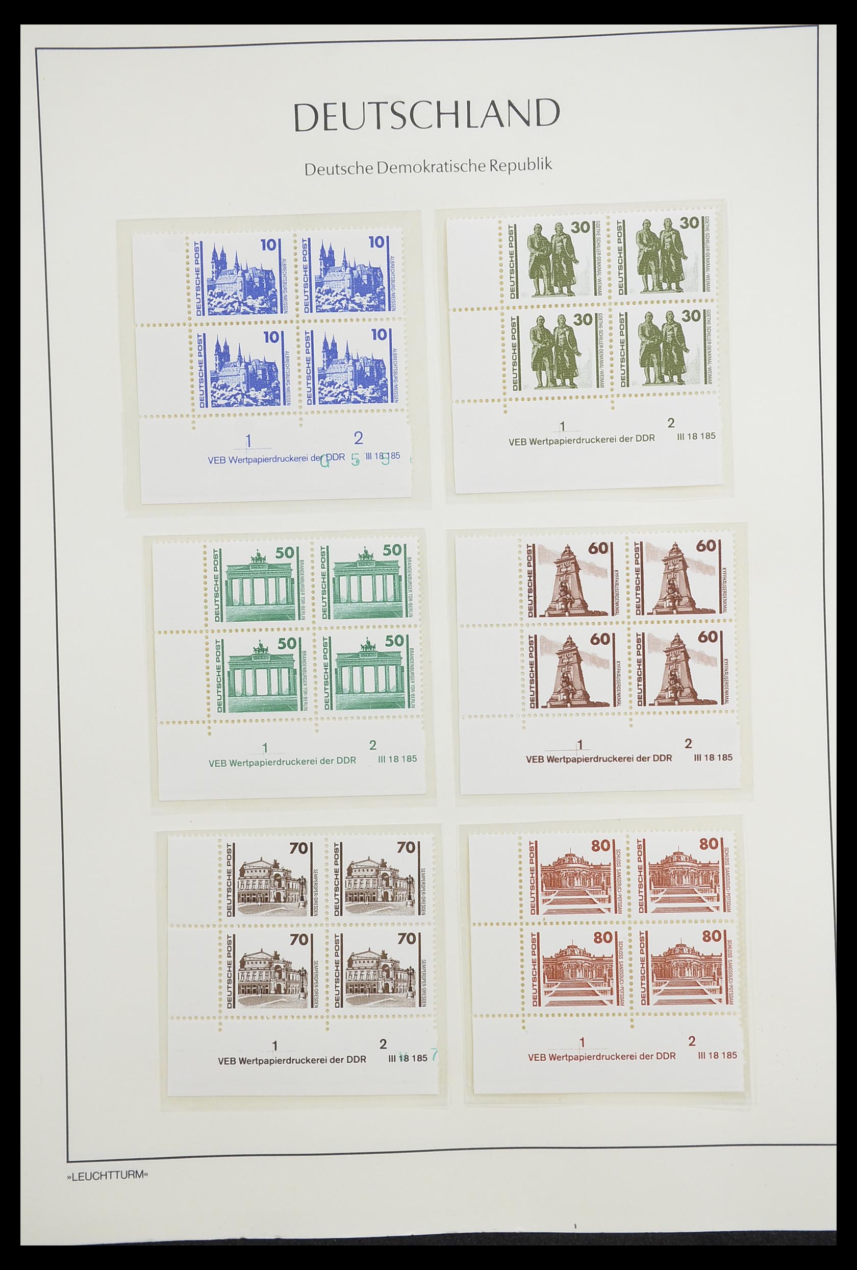 33271 200 - Stamp collection 33271 DDR combinations 1955-1990.