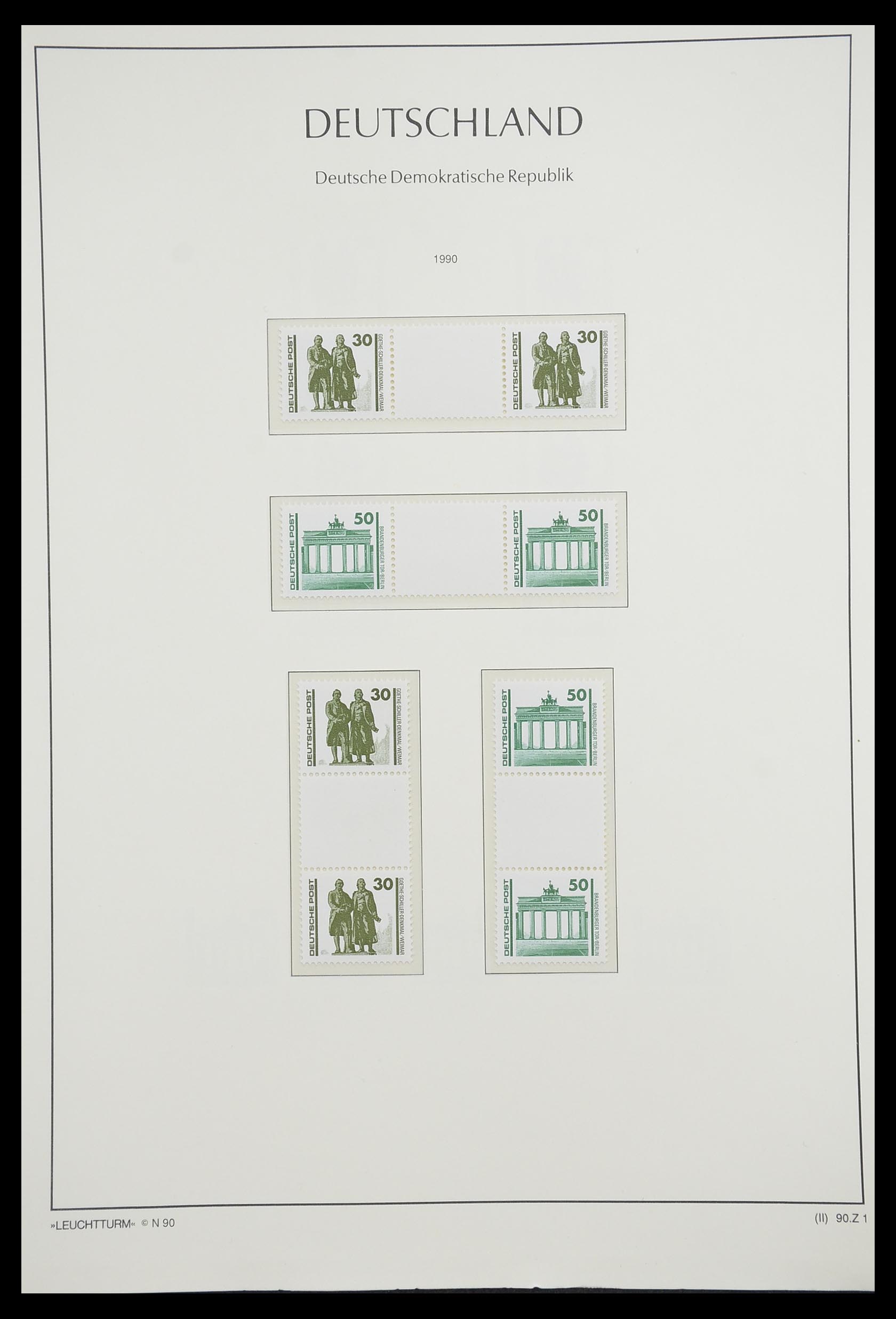 33271 203 - Stamp collection 33271 DDR combinations 1955-1990.