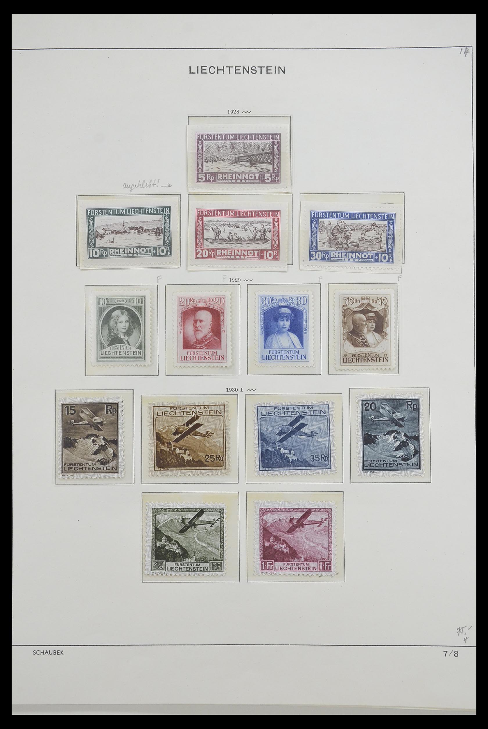 33274 008 - Postzegelverzameling 33274 Liechtenstein 1912-1996.