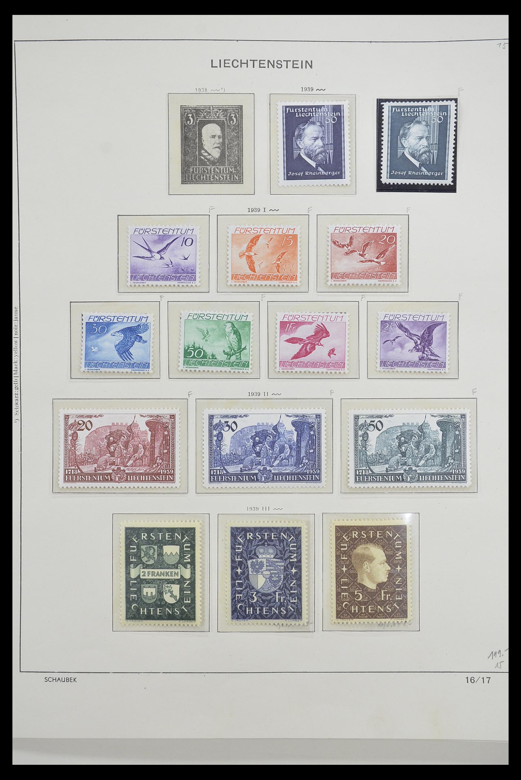 33274 014 - Stamp collection 33274 Liechtenstein 1912-1996.