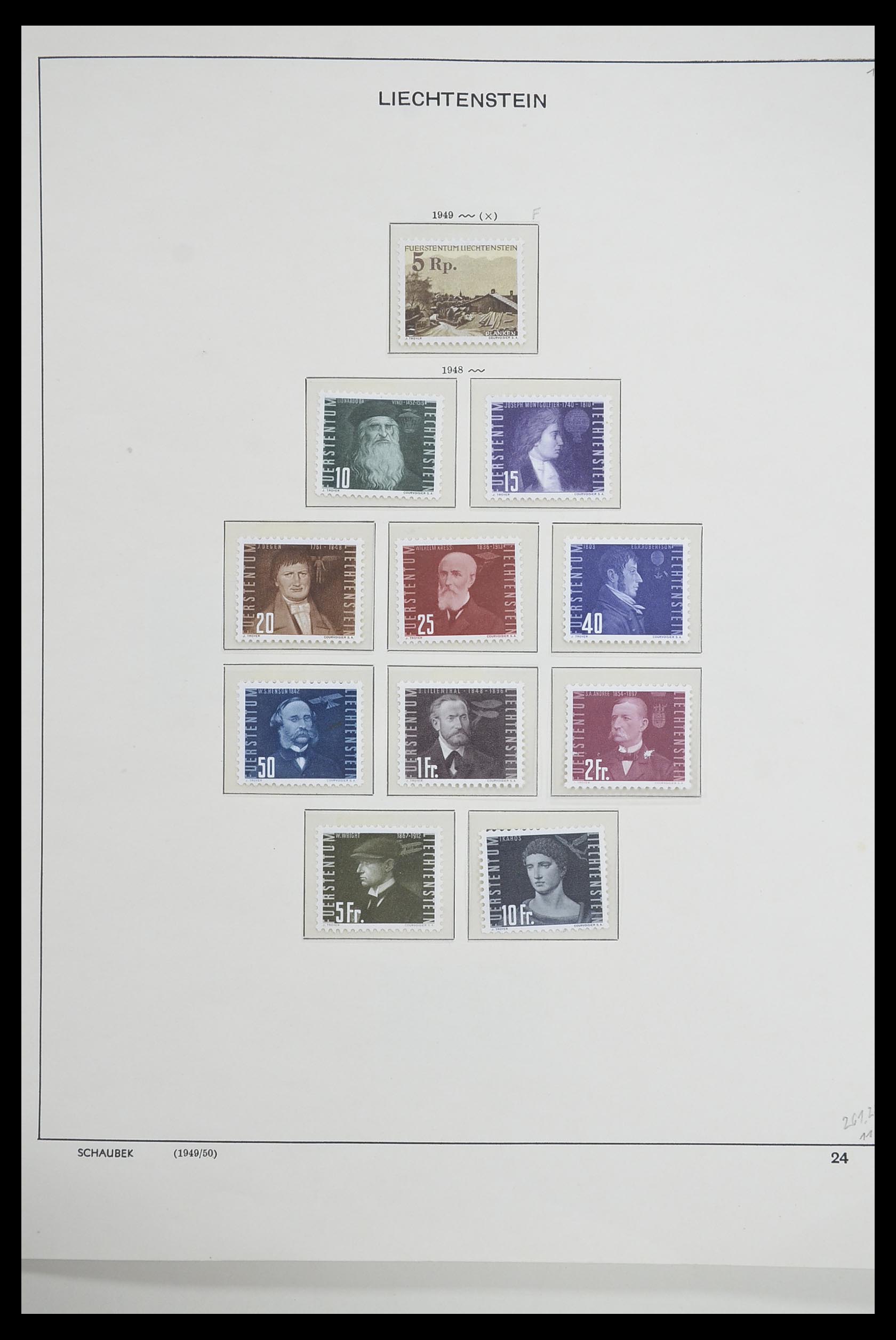 33274 023 - Stamp collection 33274 Liechtenstein 1912-1996.