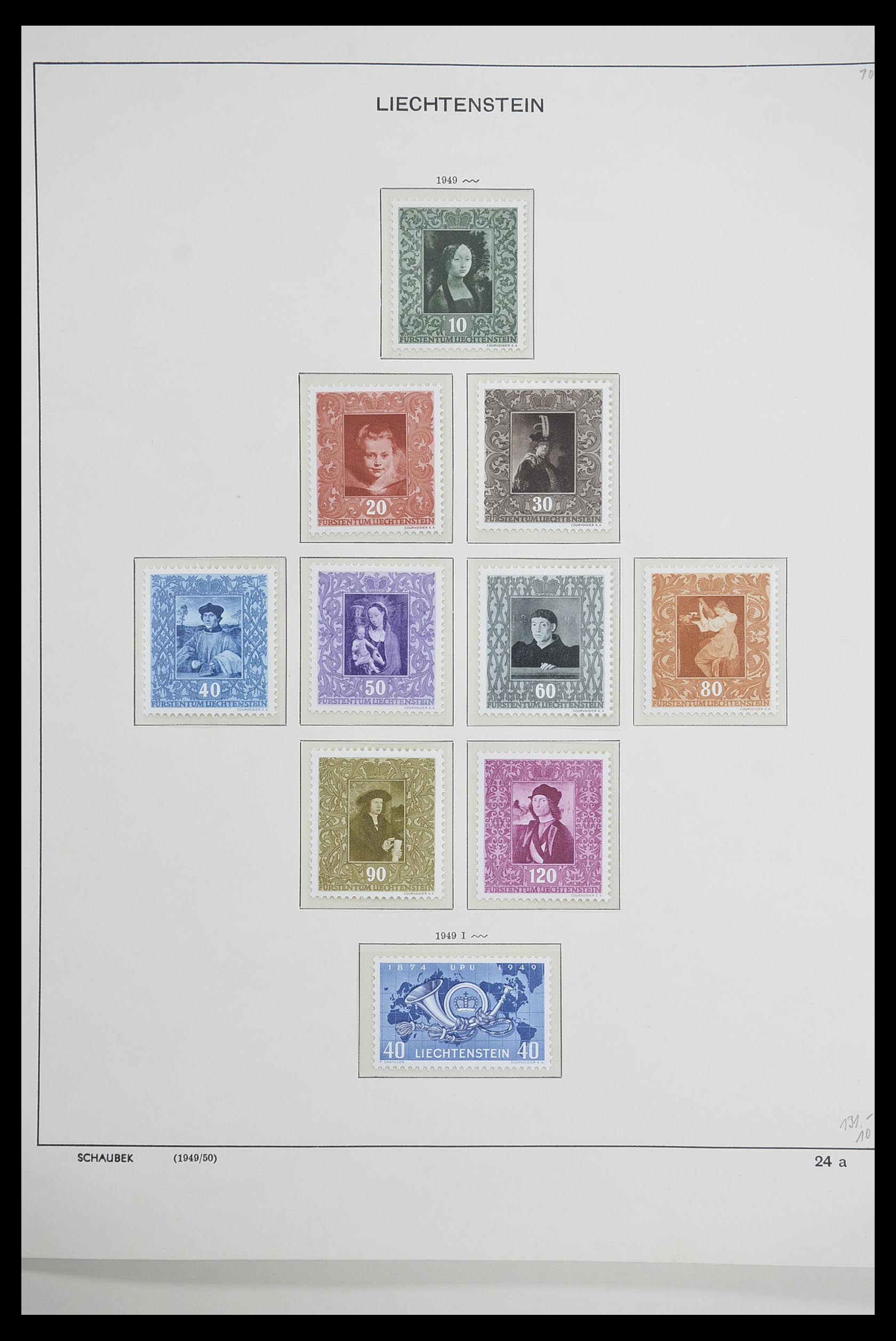 33274 024 - Stamp collection 33274 Liechtenstein 1912-1996.