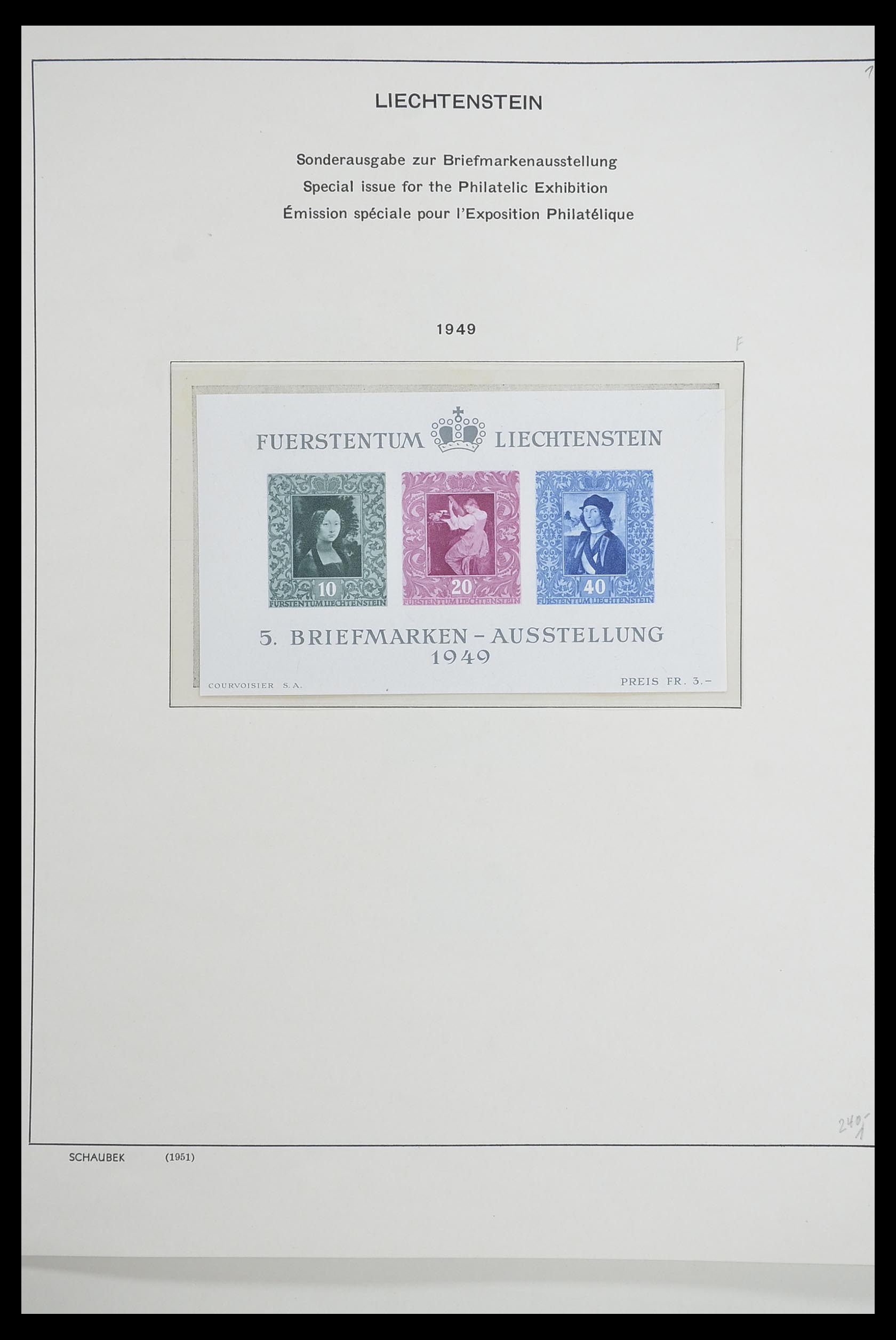 33274 025 - Stamp collection 33274 Liechtenstein 1912-1996.
