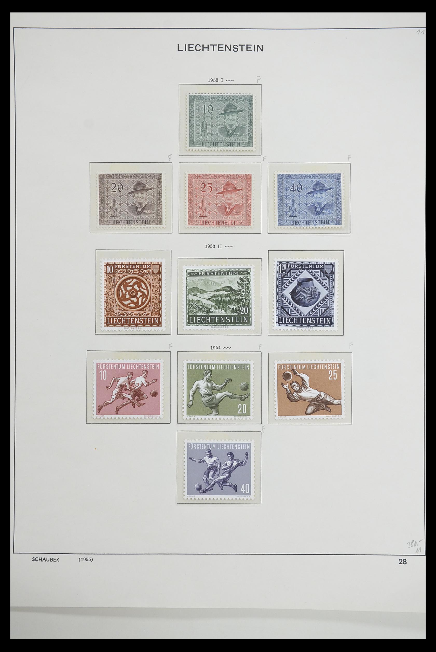 33274 029 - Postzegelverzameling 33274 Liechtenstein 1912-1996.
