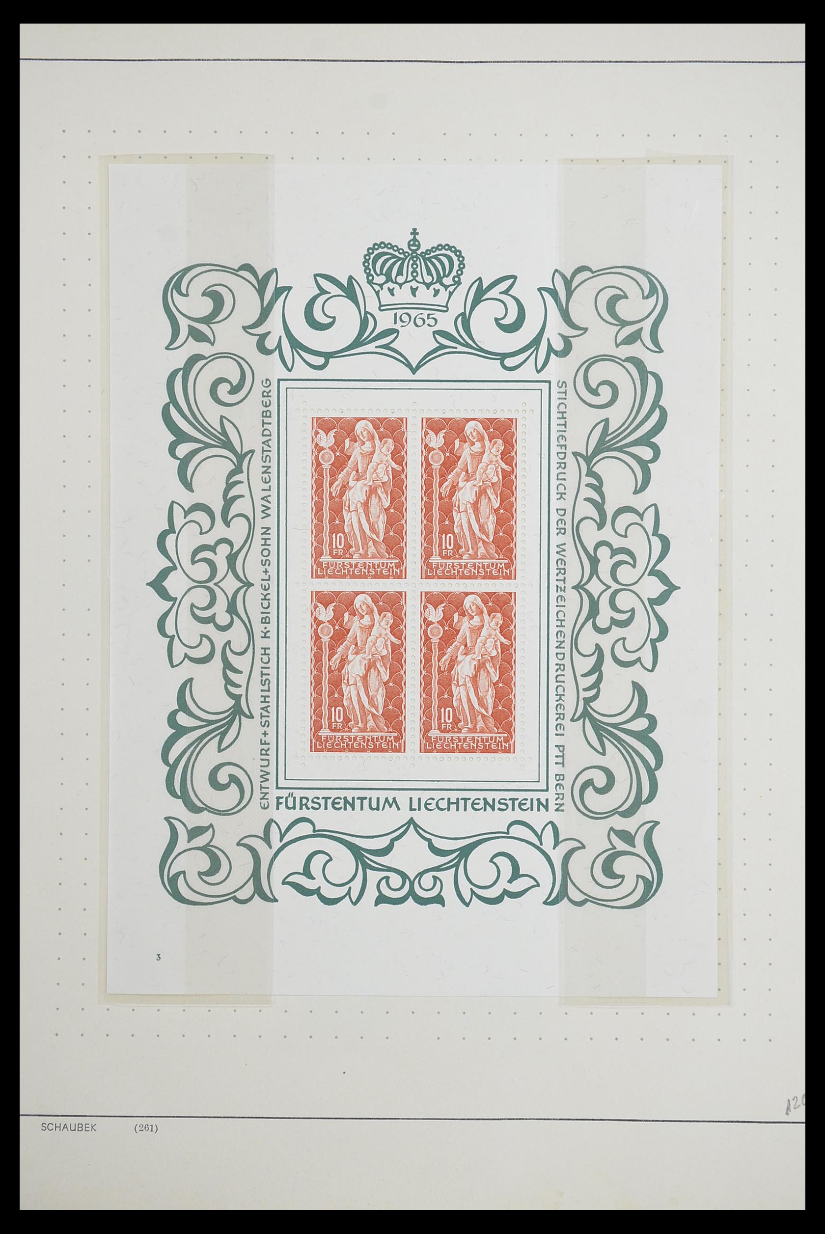 33274 043 - Stamp collection 33274 Liechtenstein 1912-1996.