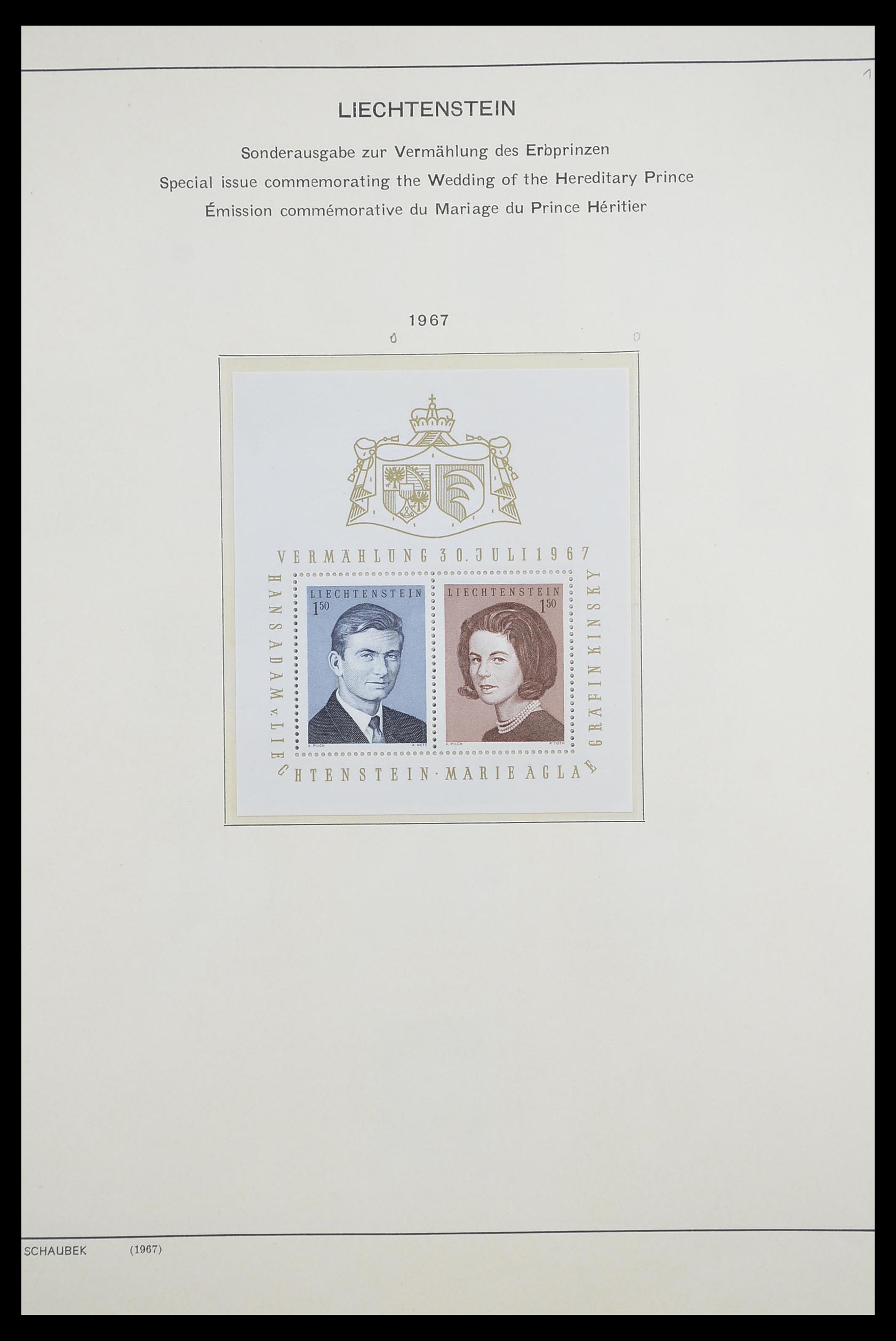 33274 046 - Postzegelverzameling 33274 Liechtenstein 1912-1996.