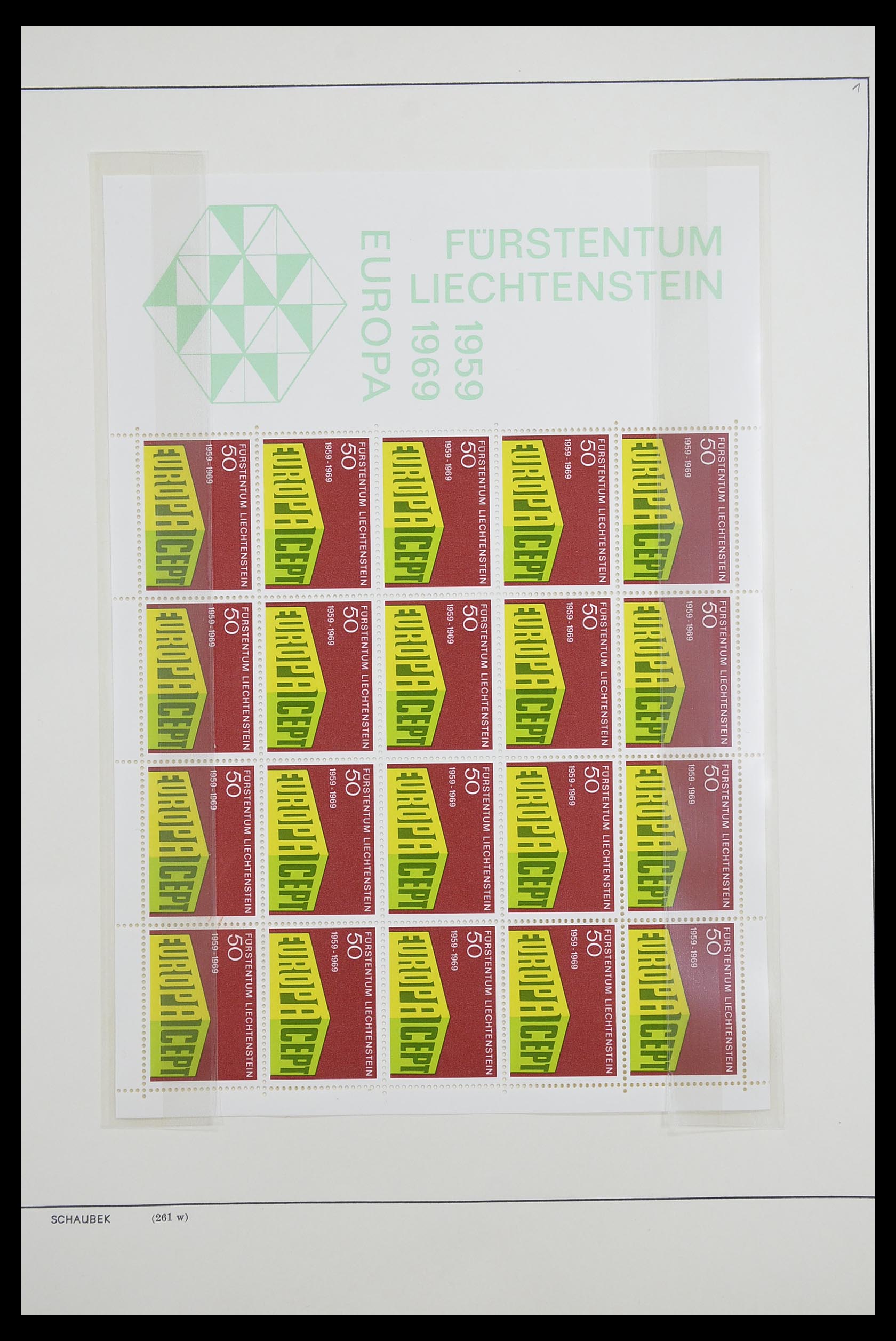 33274 048 - Postzegelverzameling 33274 Liechtenstein 1912-1996.