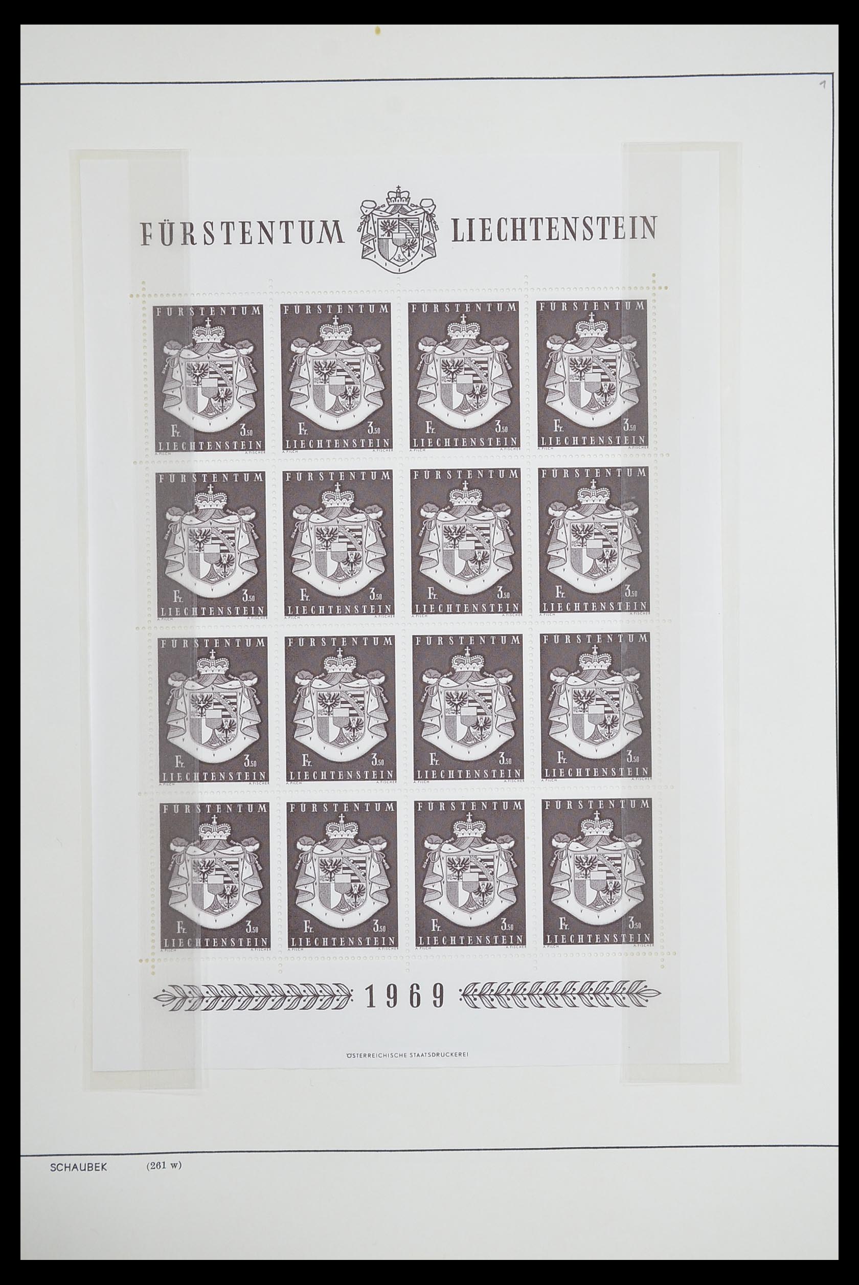 33274 049 - Stamp collection 33274 Liechtenstein 1912-1996.