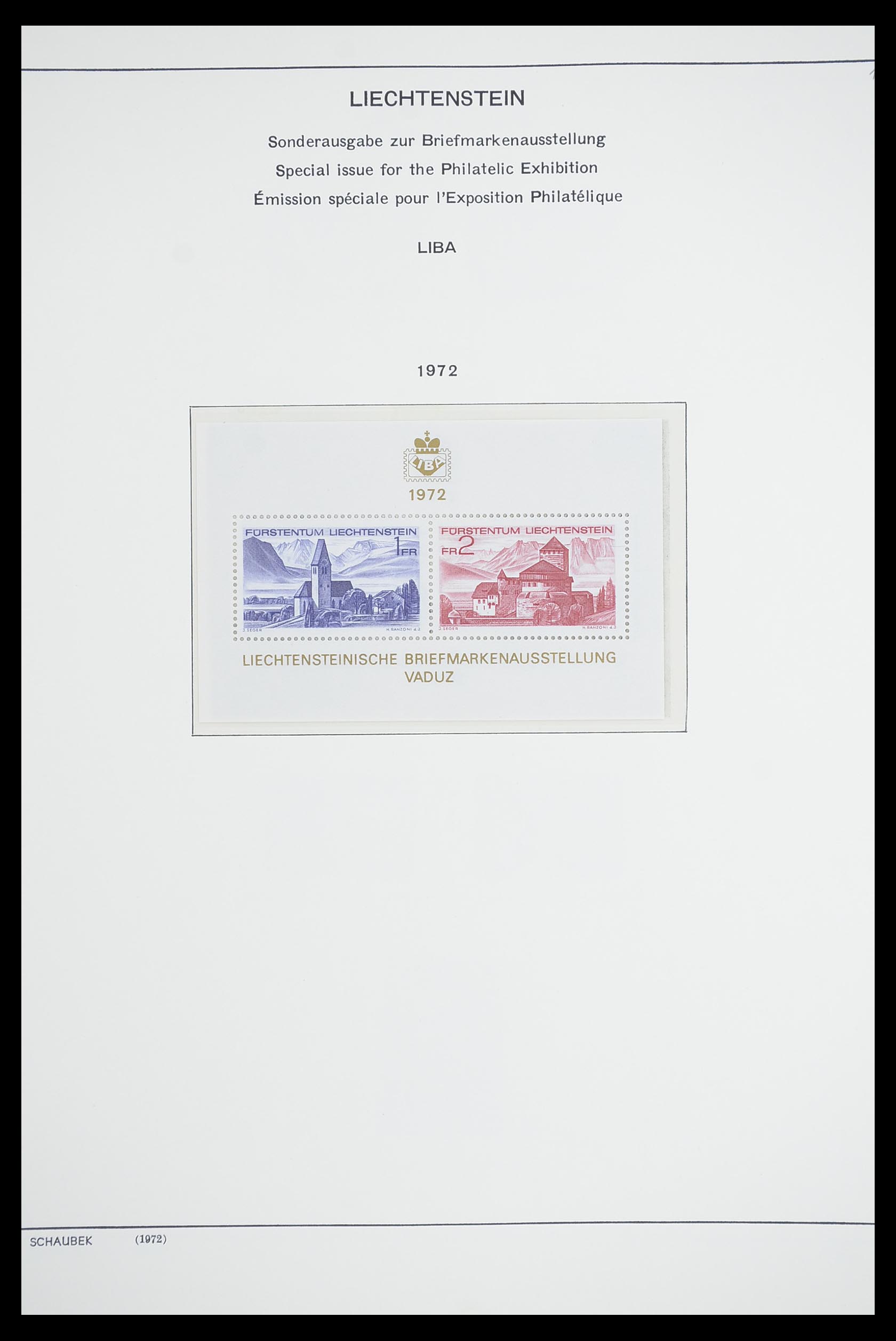 33274 057 - Stamp collection 33274 Liechtenstein 1912-1996.
