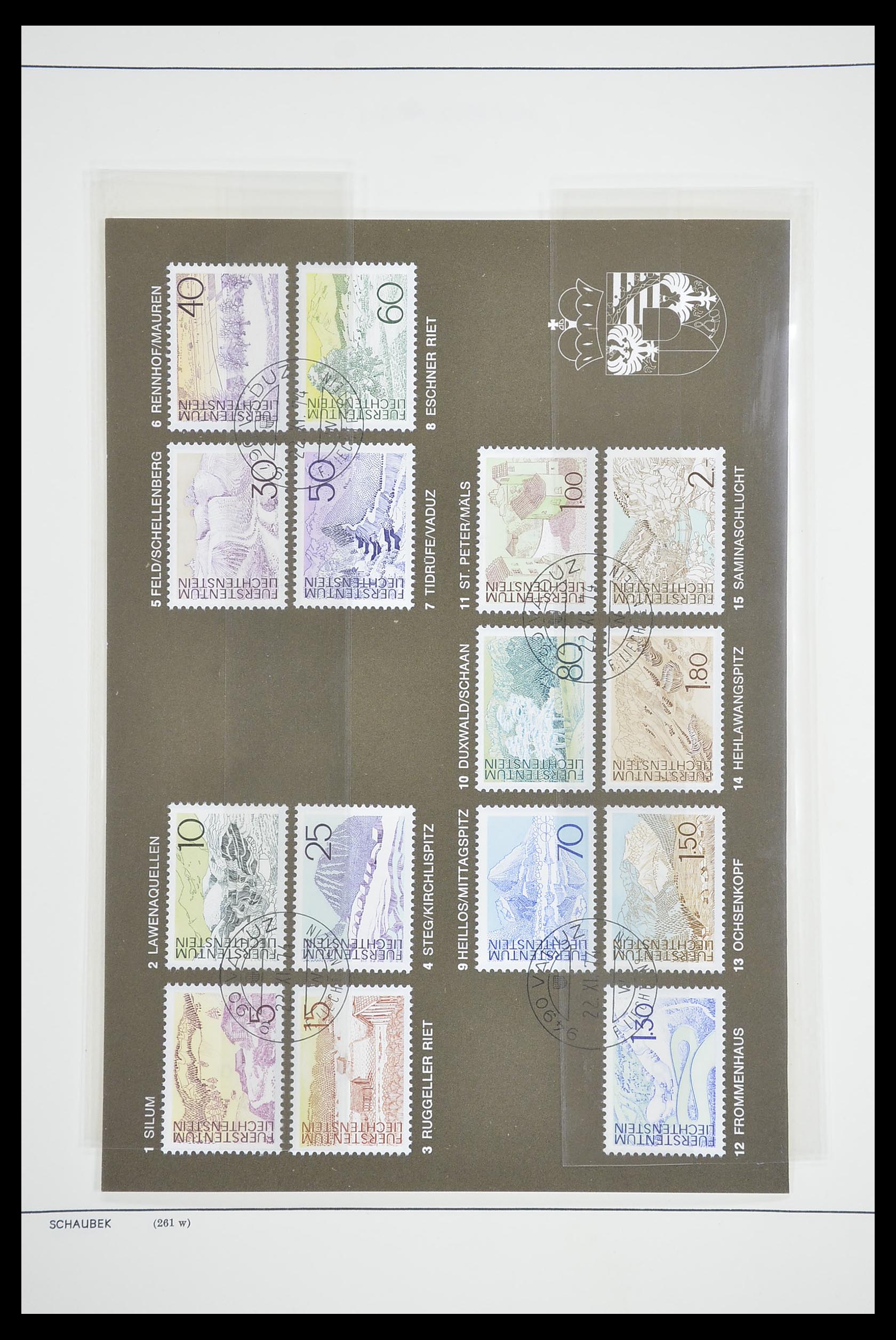 33274 064 - Stamp collection 33274 Liechtenstein 1912-1996.
