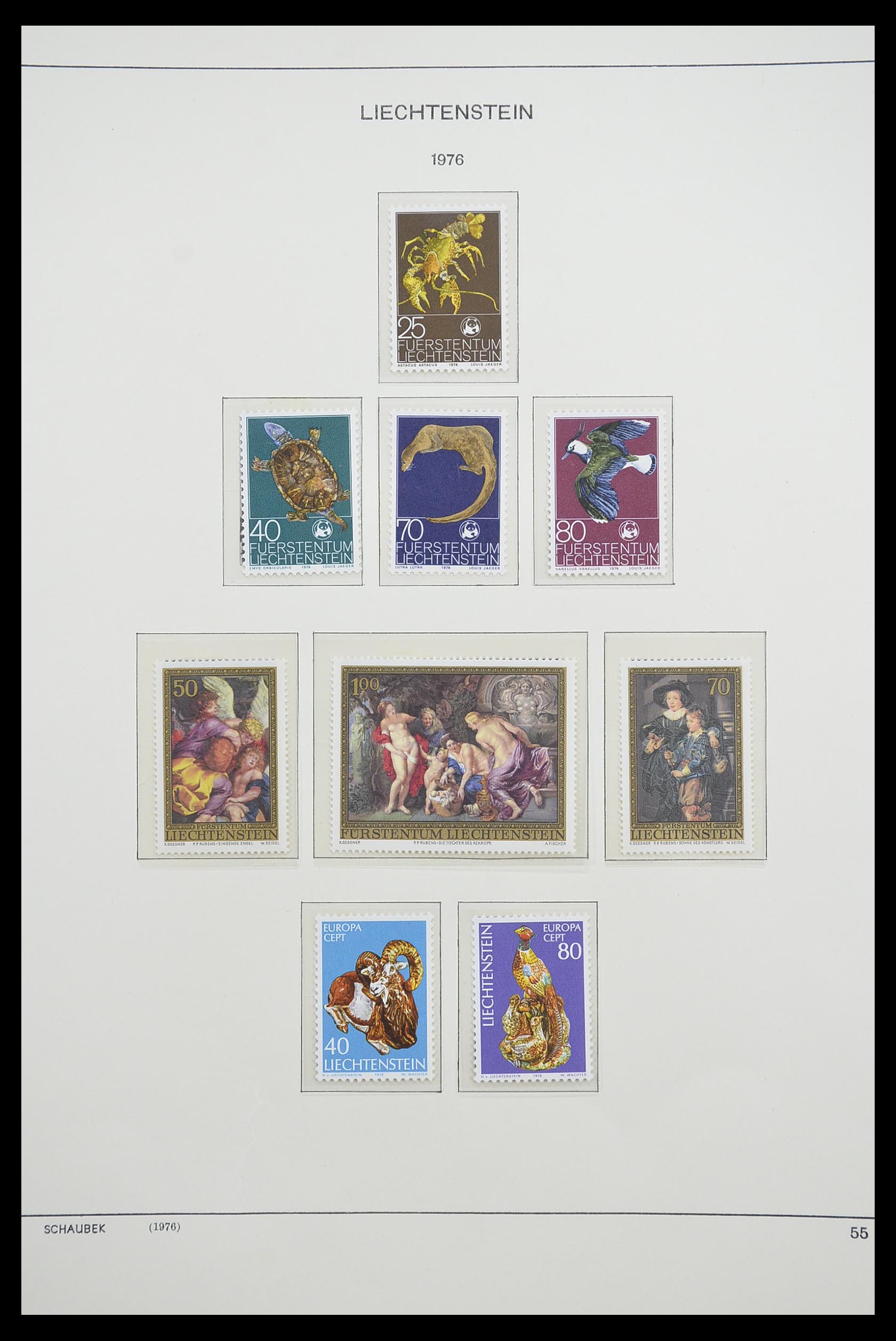 33274 065 - Postzegelverzameling 33274 Liechtenstein 1912-1996.