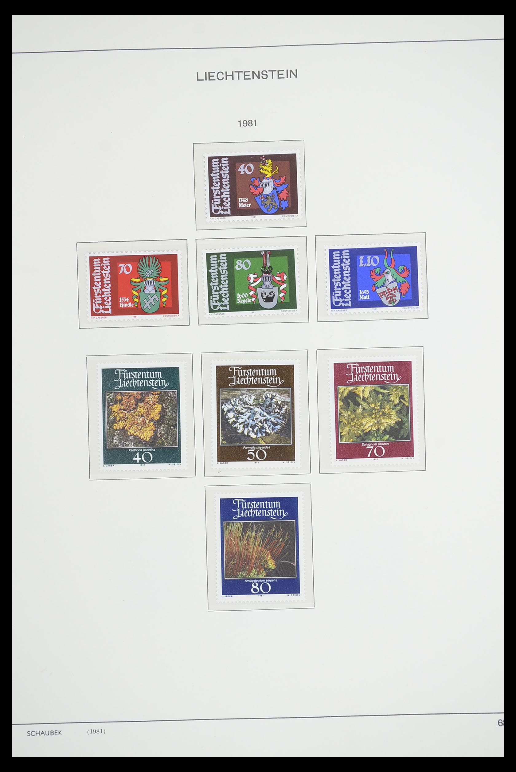 33274 080 - Stamp collection 33274 Liechtenstein 1912-1996.