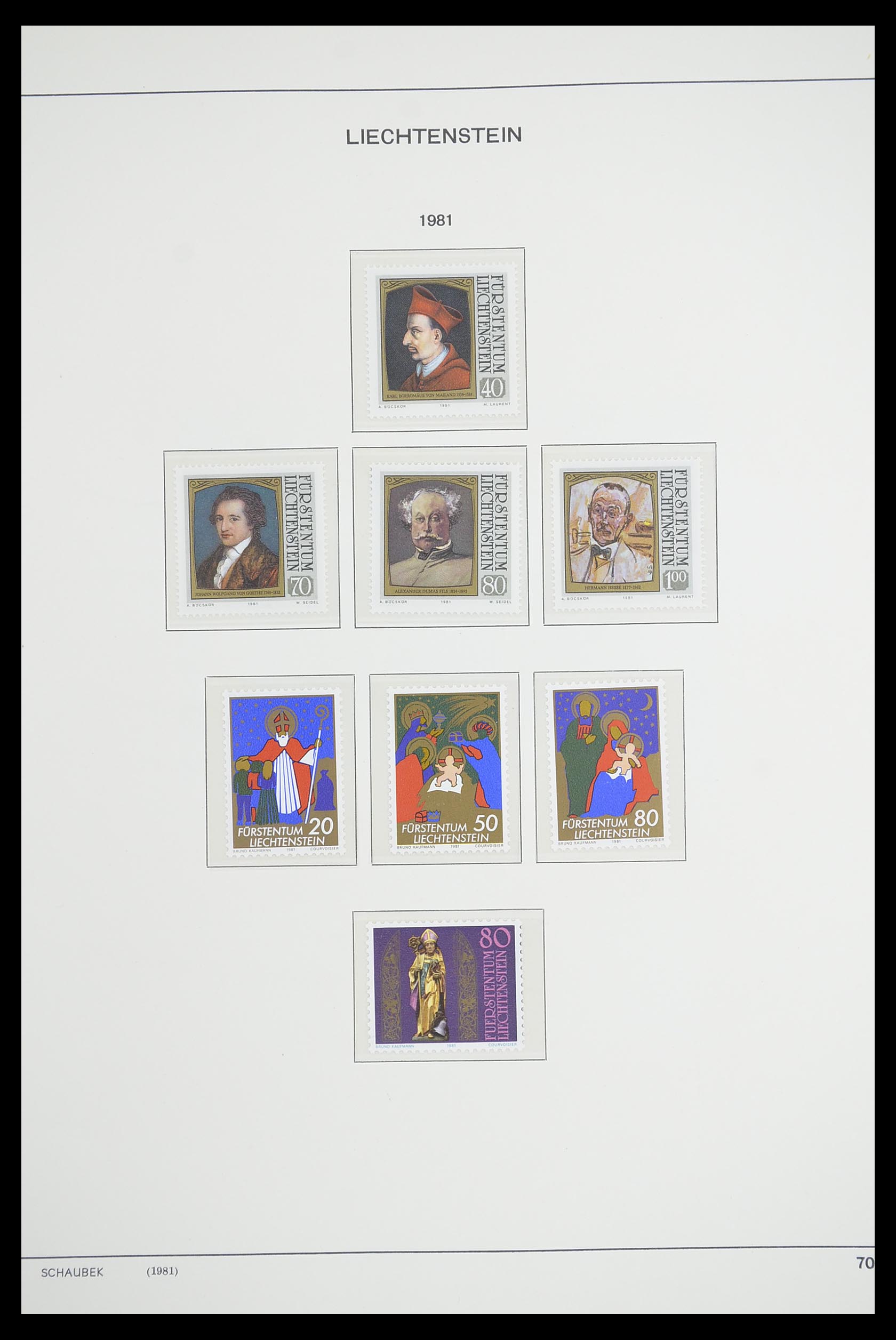 33274 082 - Postzegelverzameling 33274 Liechtenstein 1912-1996.