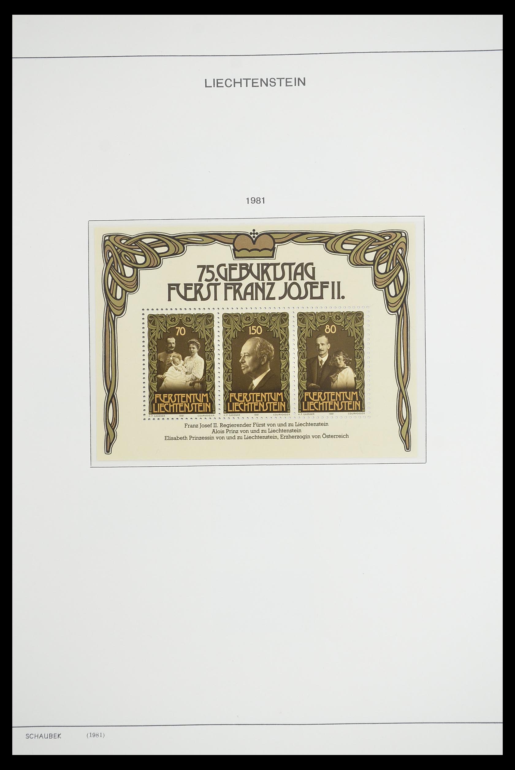 33274 083 - Postzegelverzameling 33274 Liechtenstein 1912-1996.