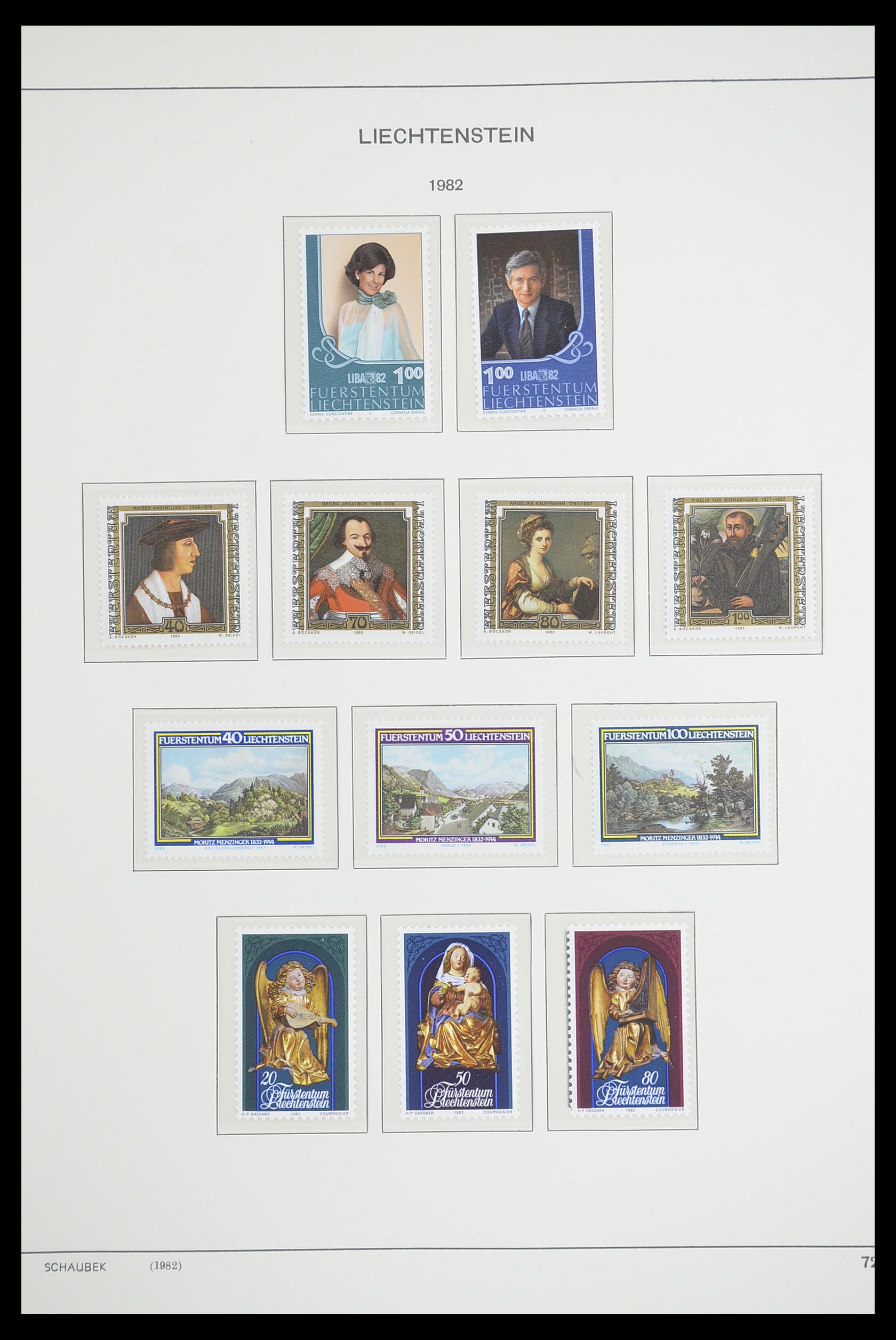 33274 085 - Postzegelverzameling 33274 Liechtenstein 1912-1996.
