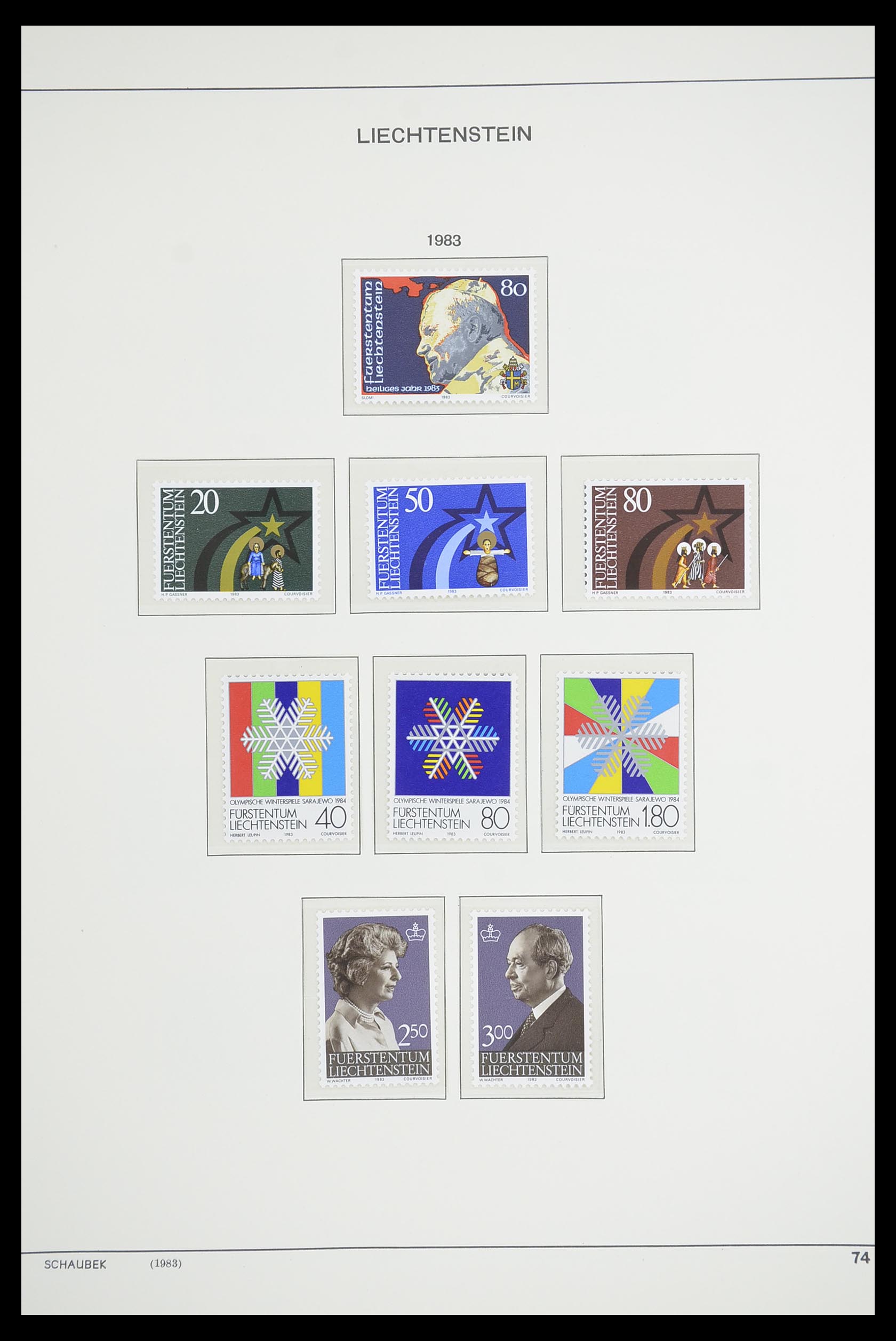 33274 087 - Postzegelverzameling 33274 Liechtenstein 1912-1996.