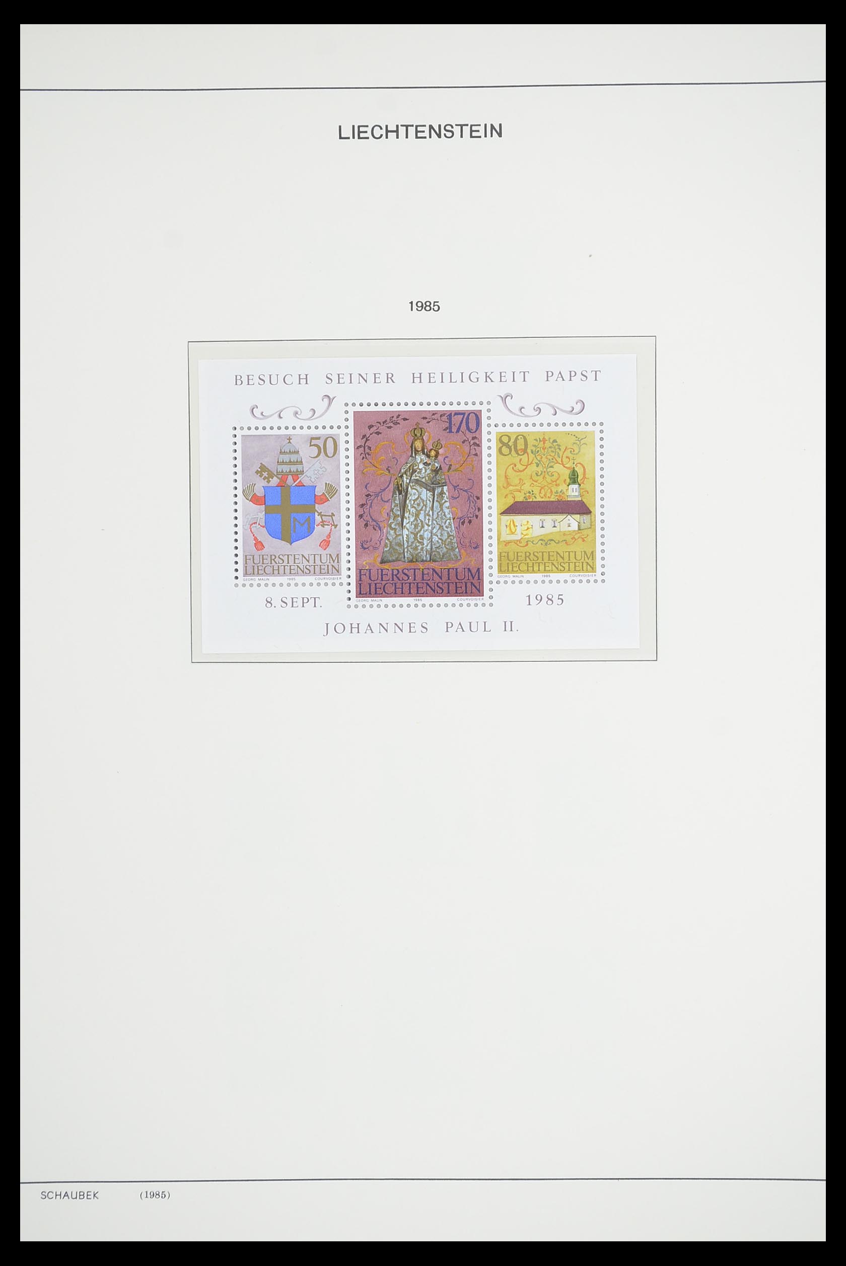33274 092 - Postzegelverzameling 33274 Liechtenstein 1912-1996.