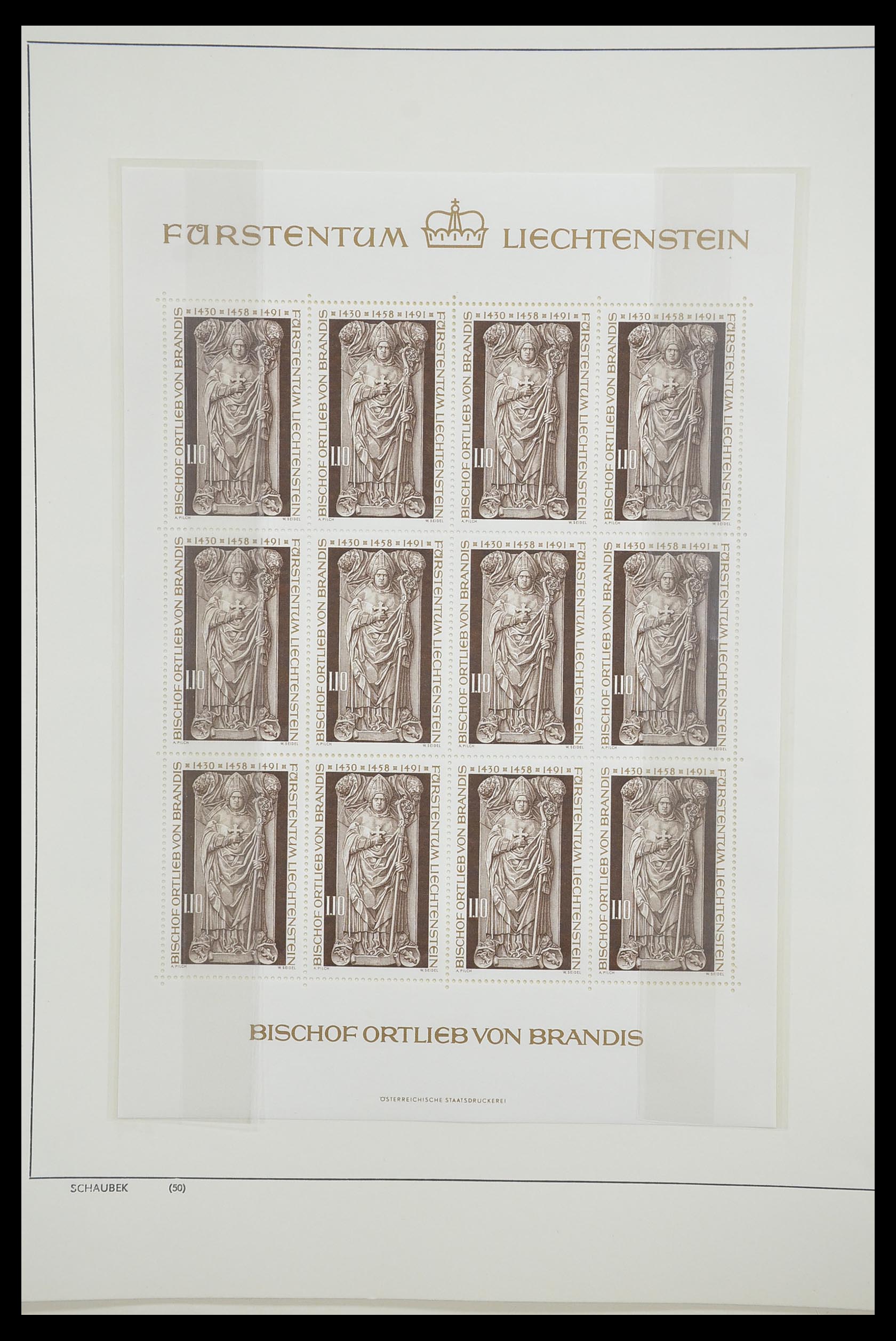 33274 362 - Stamp collection 33274 Liechtenstein 1912-1996.