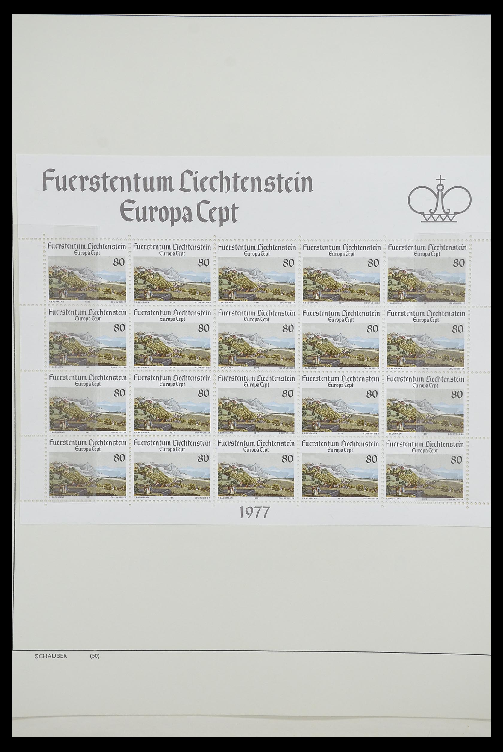 33274 368 - Postzegelverzameling 33274 Liechtenstein 1912-1996.