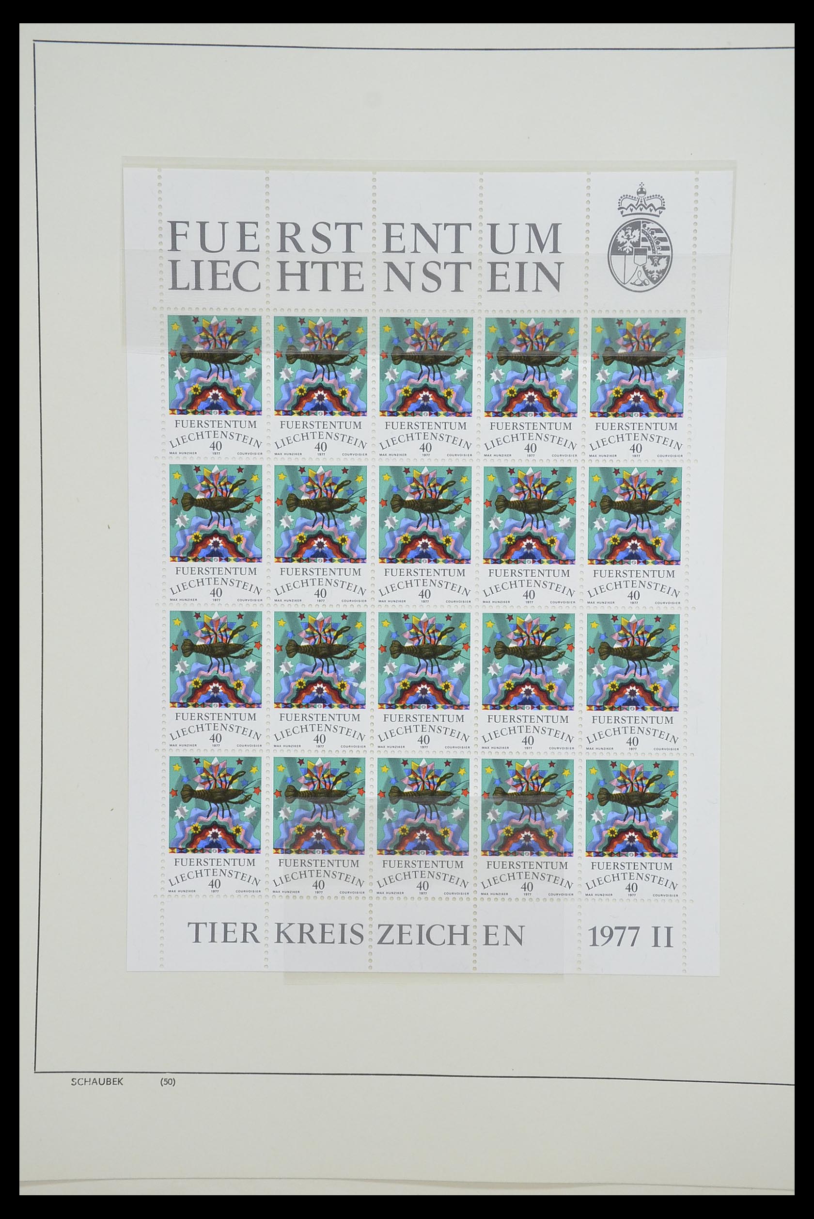 33274 369 - Stamp collection 33274 Liechtenstein 1912-1996.