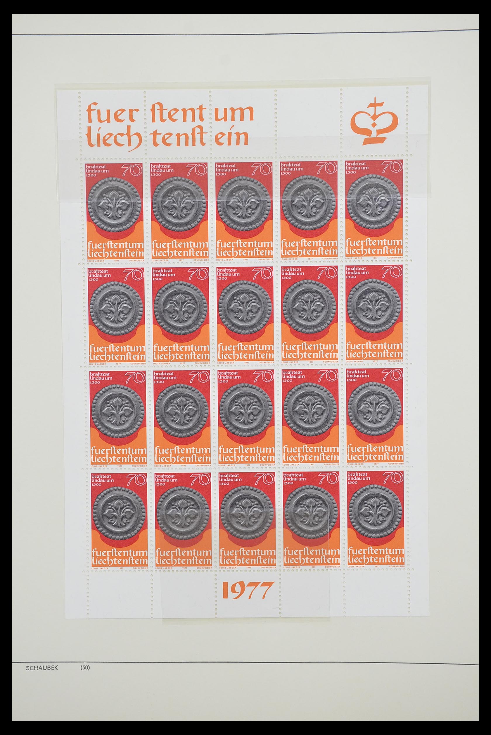 33274 374 - Postzegelverzameling 33274 Liechtenstein 1912-1996.