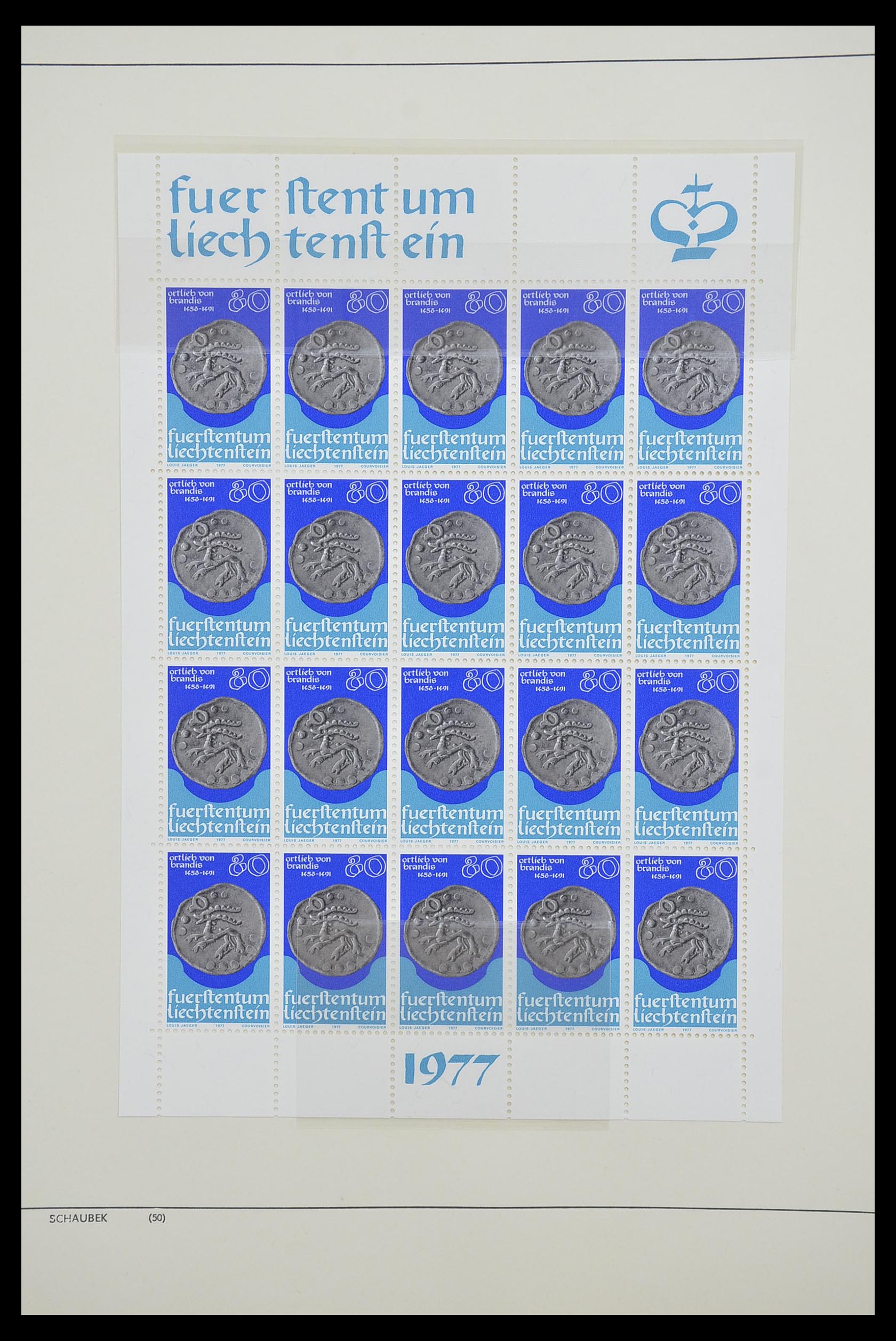 33274 375 - Postzegelverzameling 33274 Liechtenstein 1912-1996.