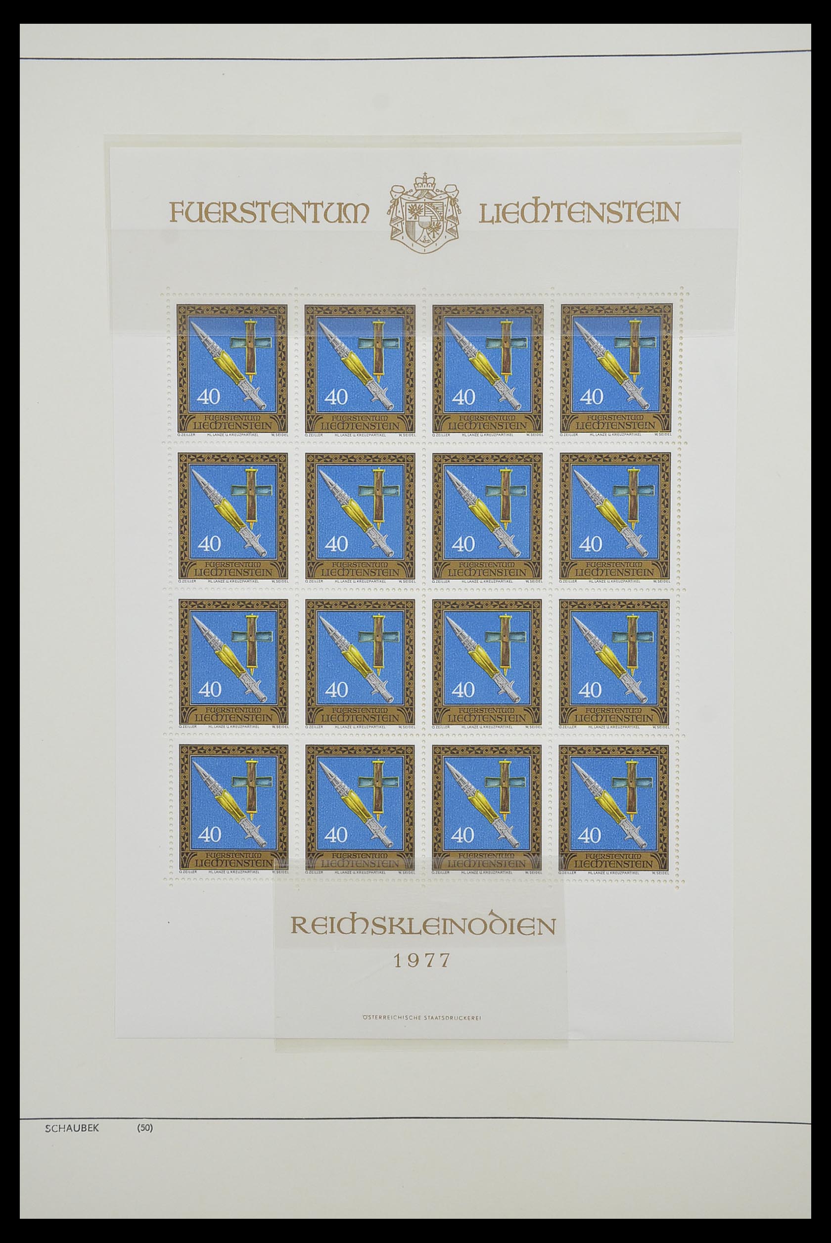 33274 376 - Postzegelverzameling 33274 Liechtenstein 1912-1996.