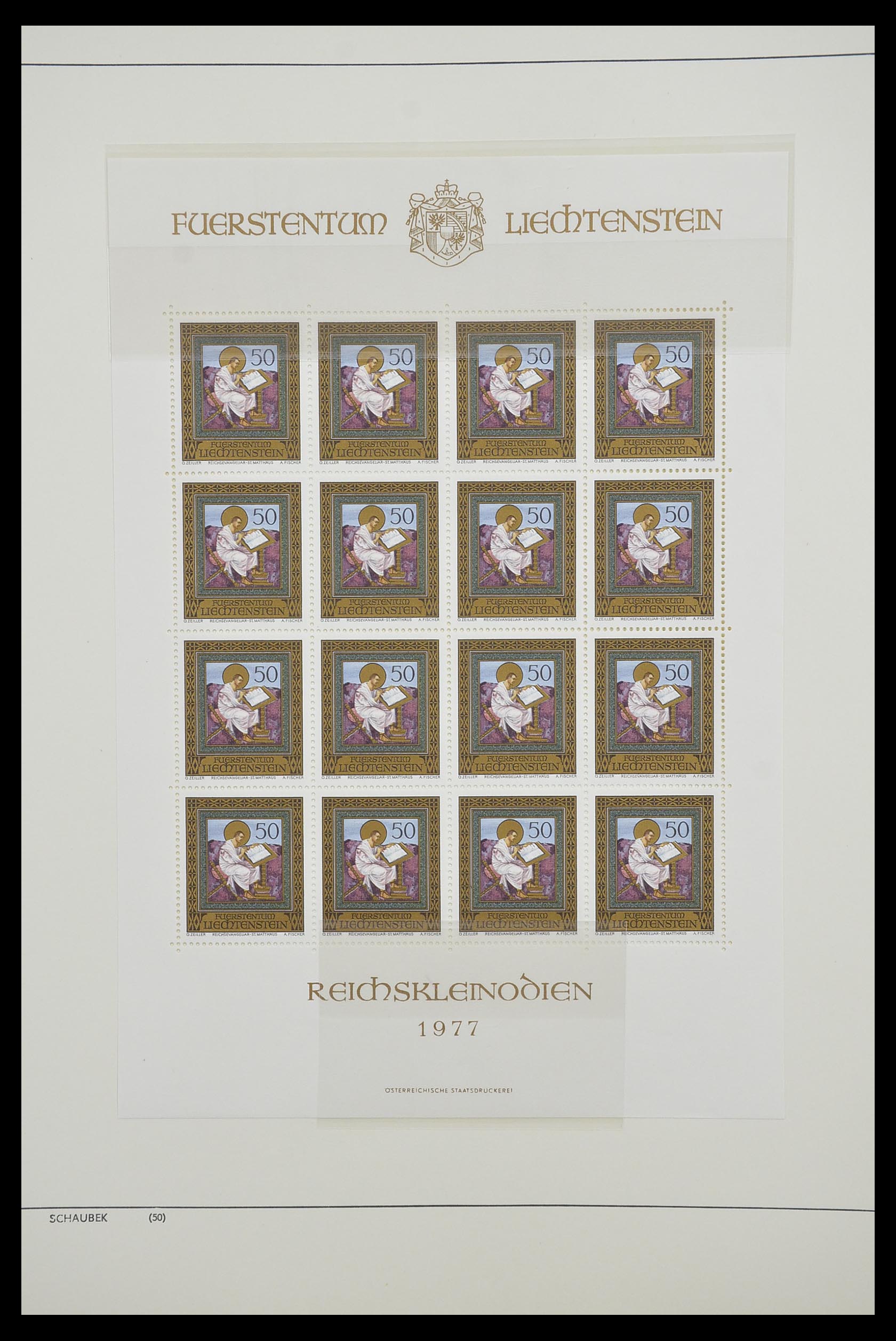 33274 377 - Postzegelverzameling 33274 Liechtenstein 1912-1996.